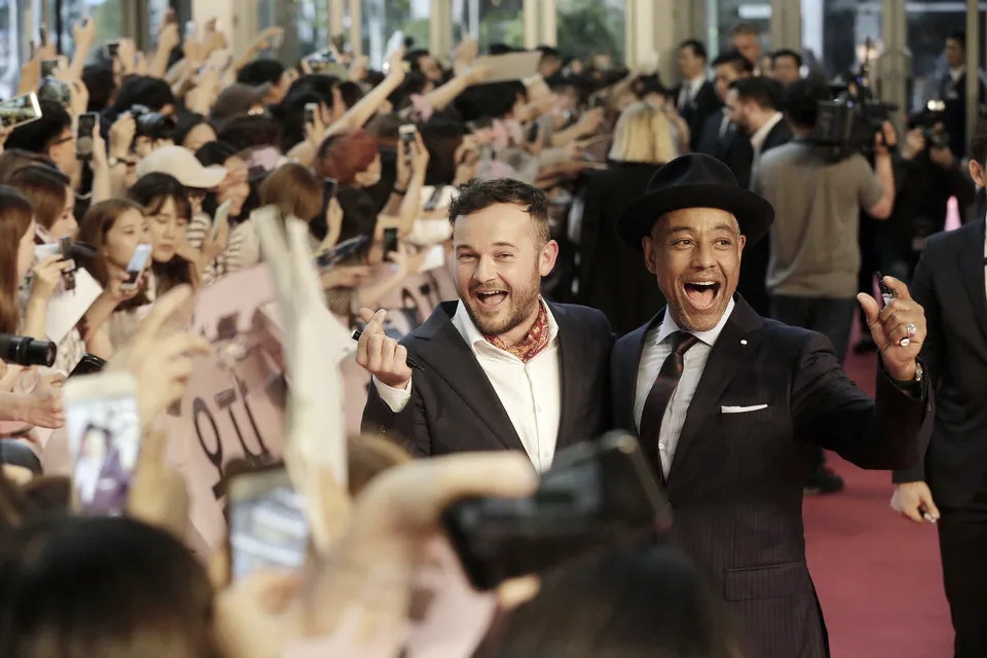 Gian Carlo Esposito, Daniel Henshall Korean Premiere OKJA 2017