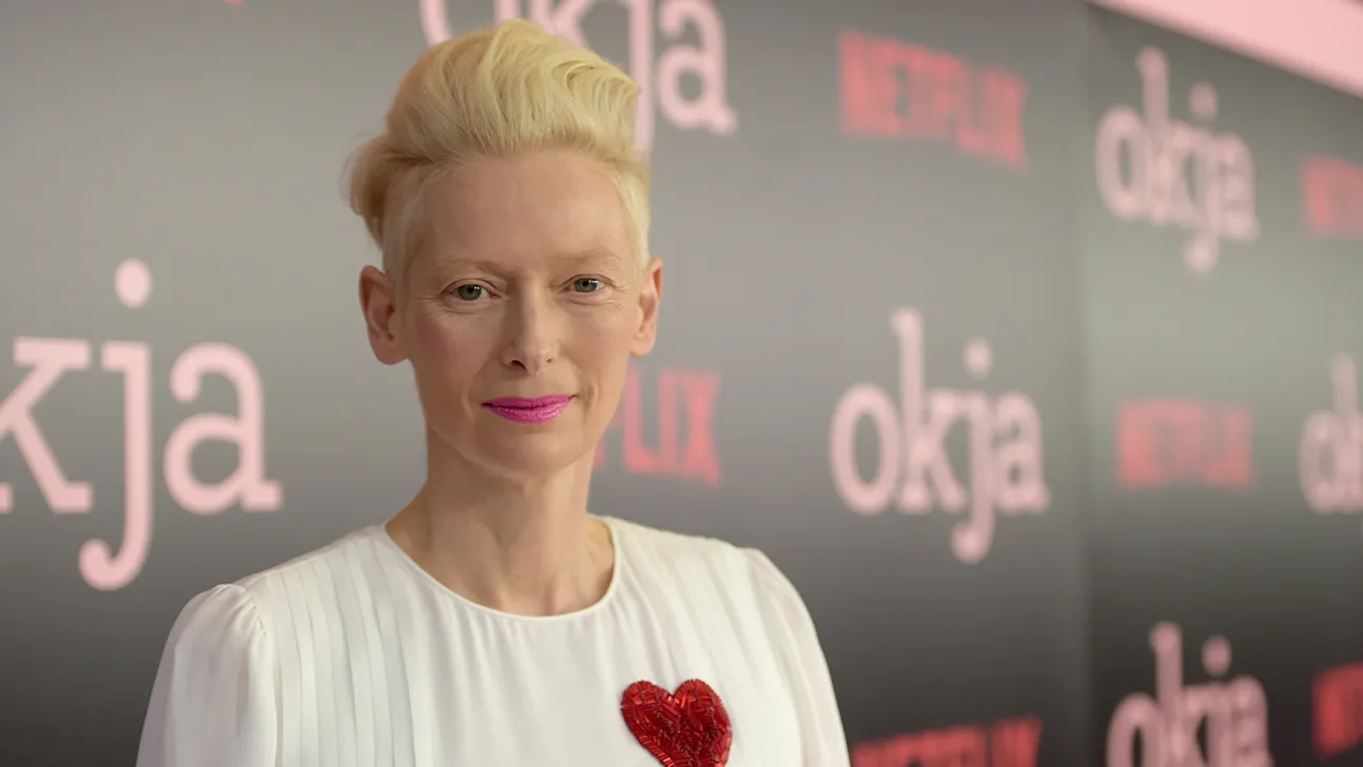 Tilda Swinton at an event for Okja (2017)