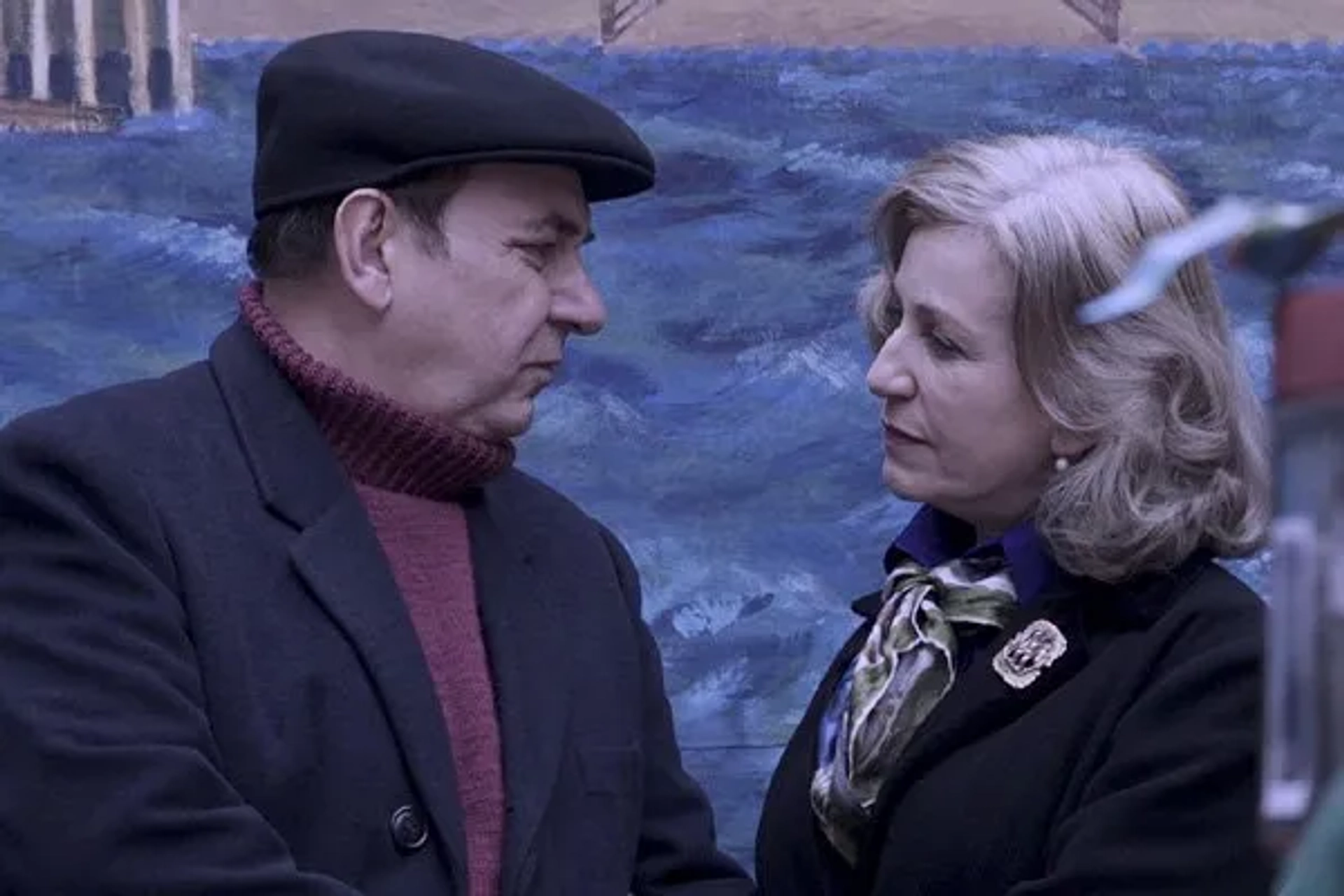 Luis Gnecco and Mercedes Morán in Neruda (2016)