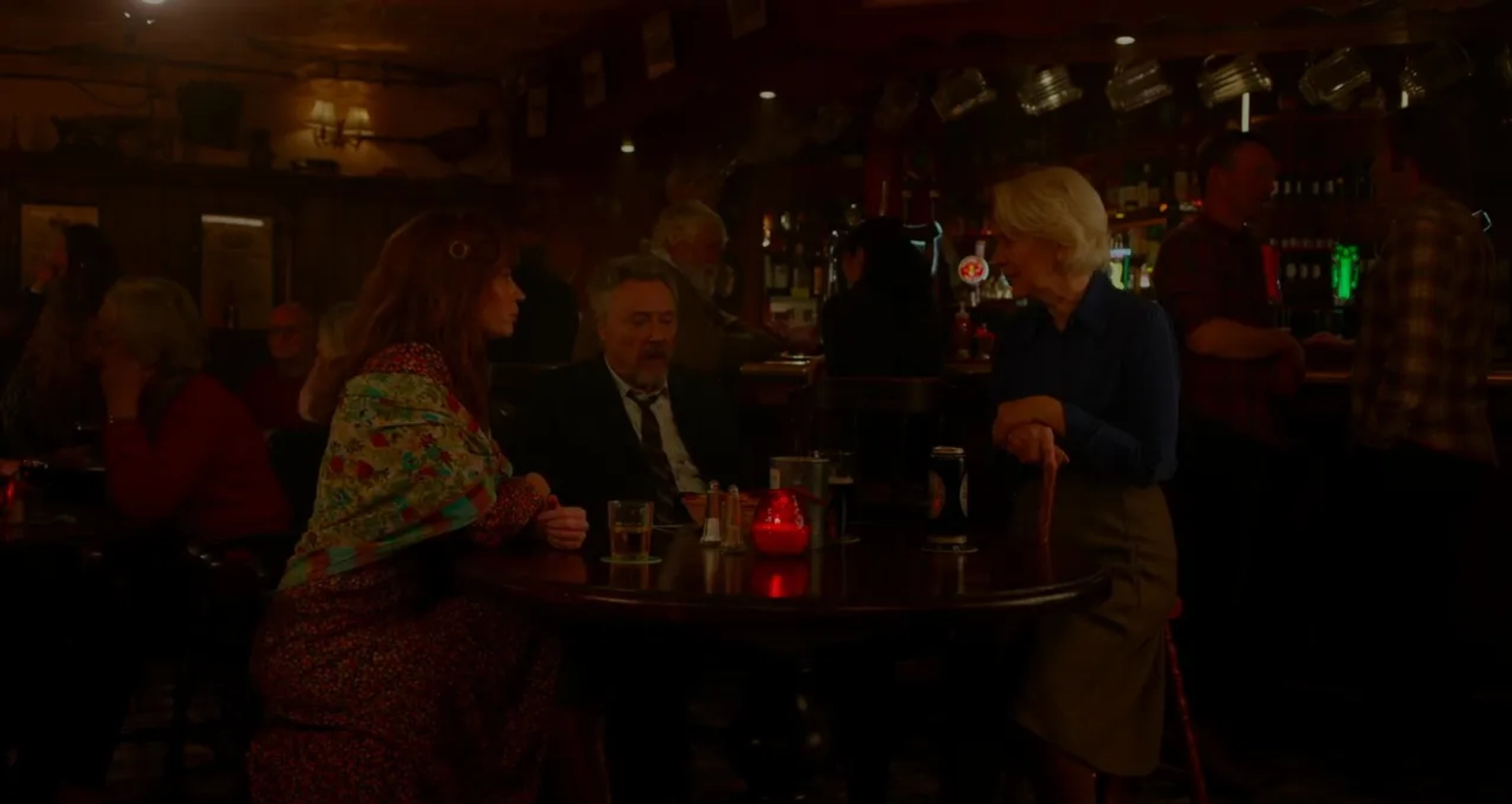 Christopher Walken, Dearbhla Molloy, and Emily Blunt in Wild Mountain Thyme (2020)