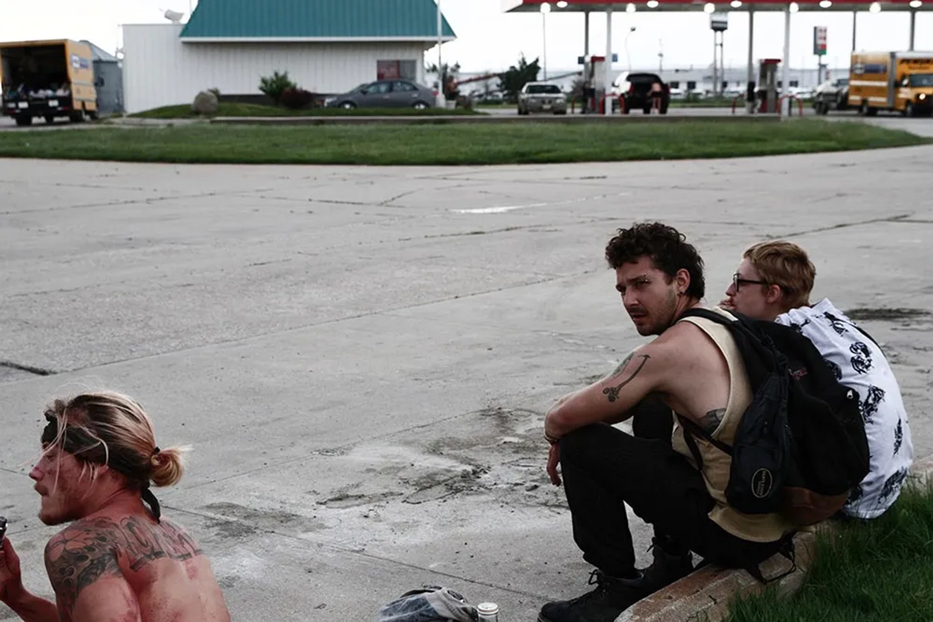 Shia LaBeouf, McCaul Lombardi, and Arielle Holmes in American Honey (2016)