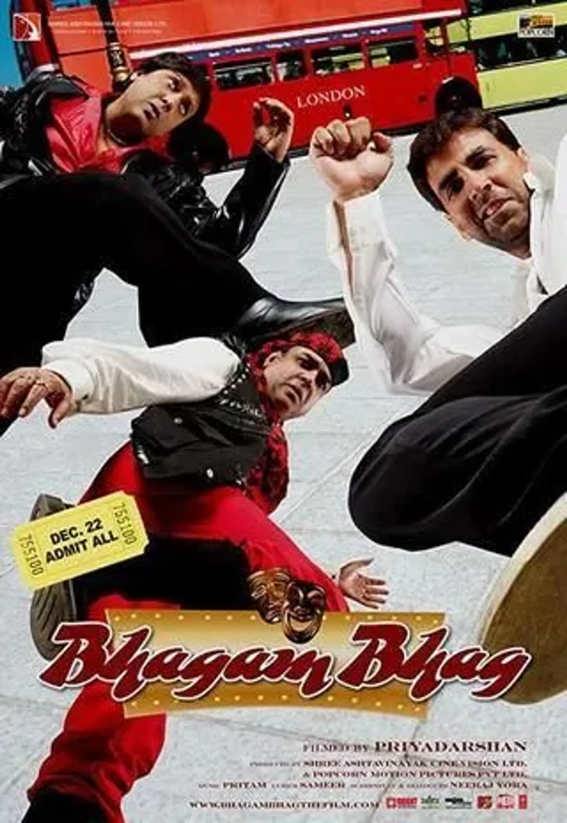 دانلود فیلم دویدن در پیرامون (Bhagam Bhag 2006)