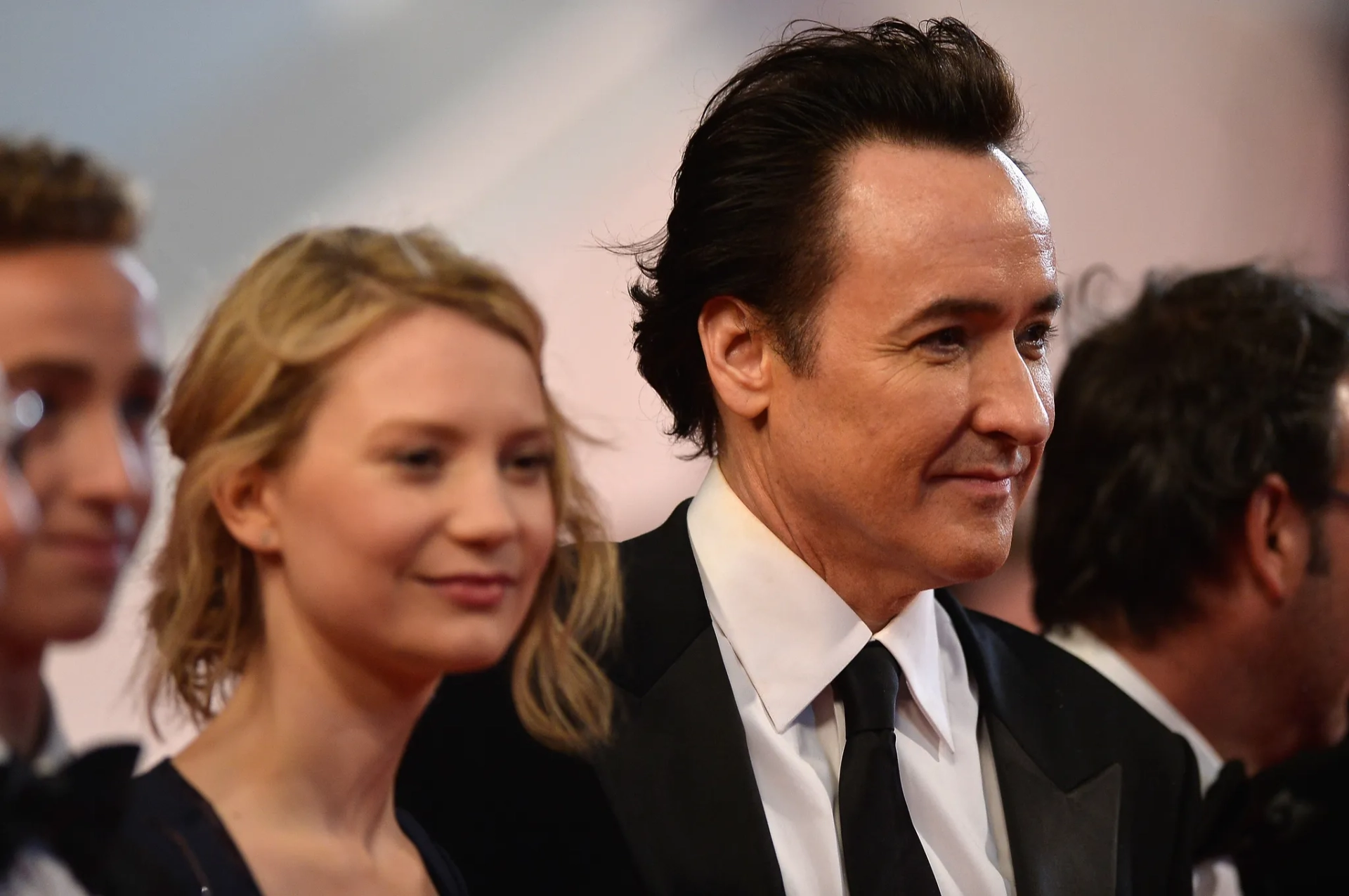 John Cusack and Mia Wasikowska at an event for Maps to the Stars (2014)