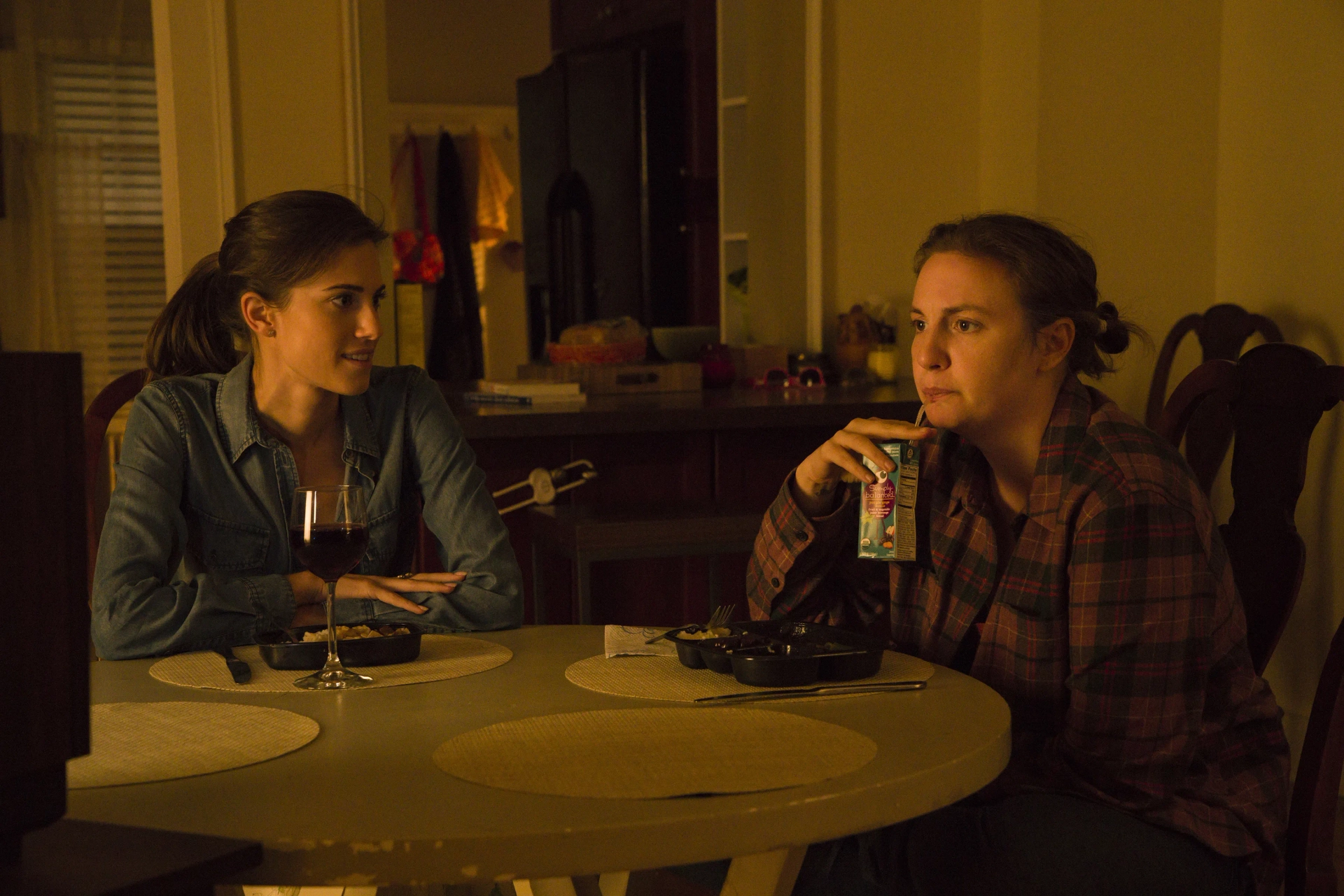 Lena Dunham and Allison Williams in Girls (2012)