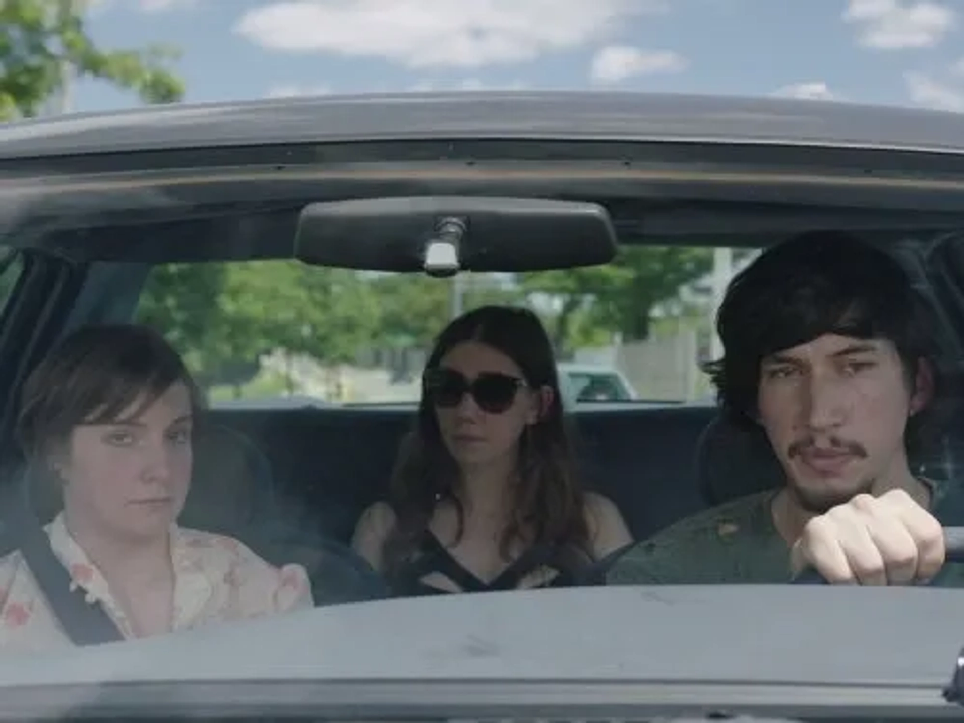 Zosia Mamet, Lena Dunham, and Adam Driver in Girls (2012)