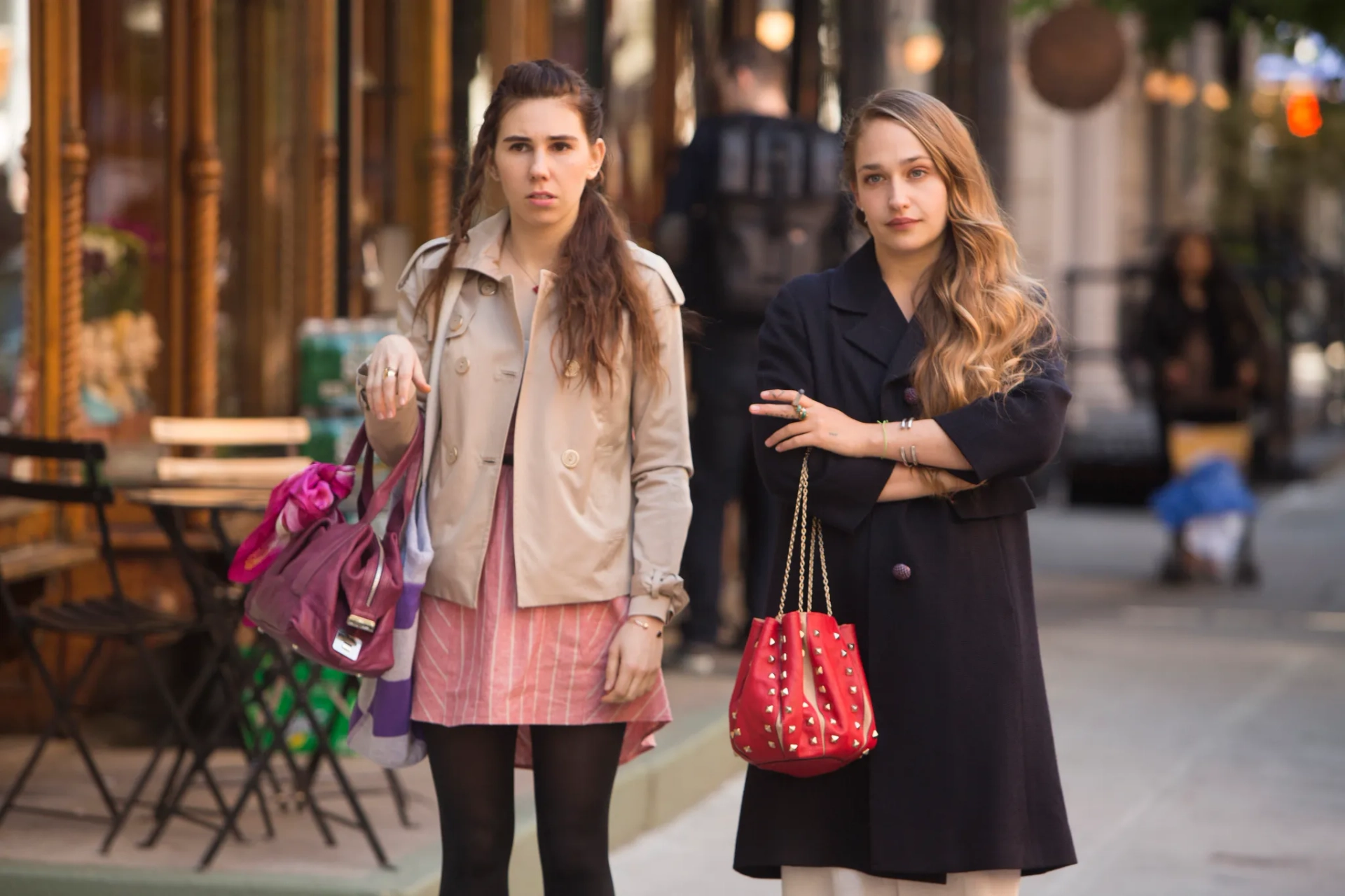 Zosia Mamet and Jemima Kirke in Girls (2012)