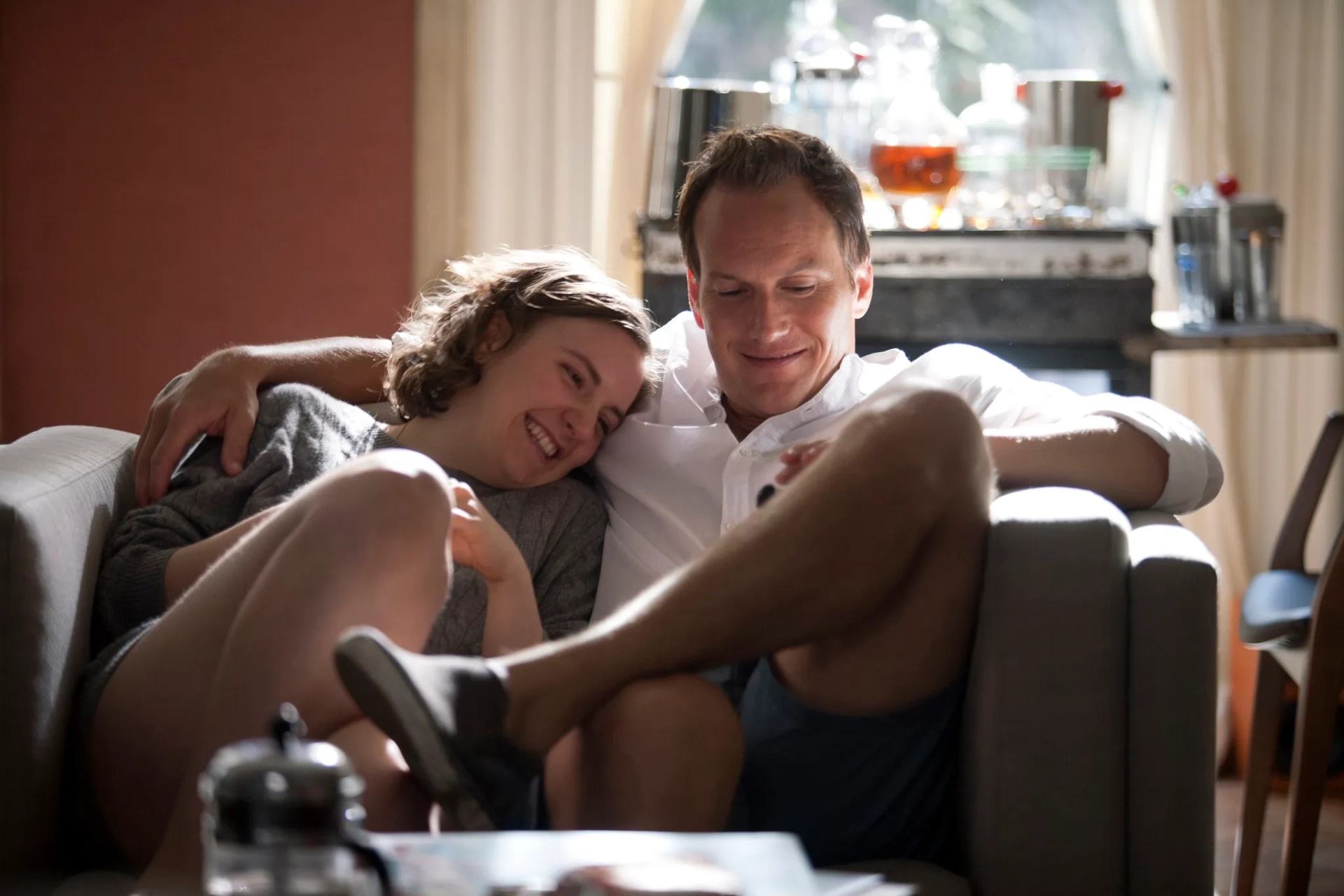 Patrick Wilson and Lena Dunham in Girls (2012)