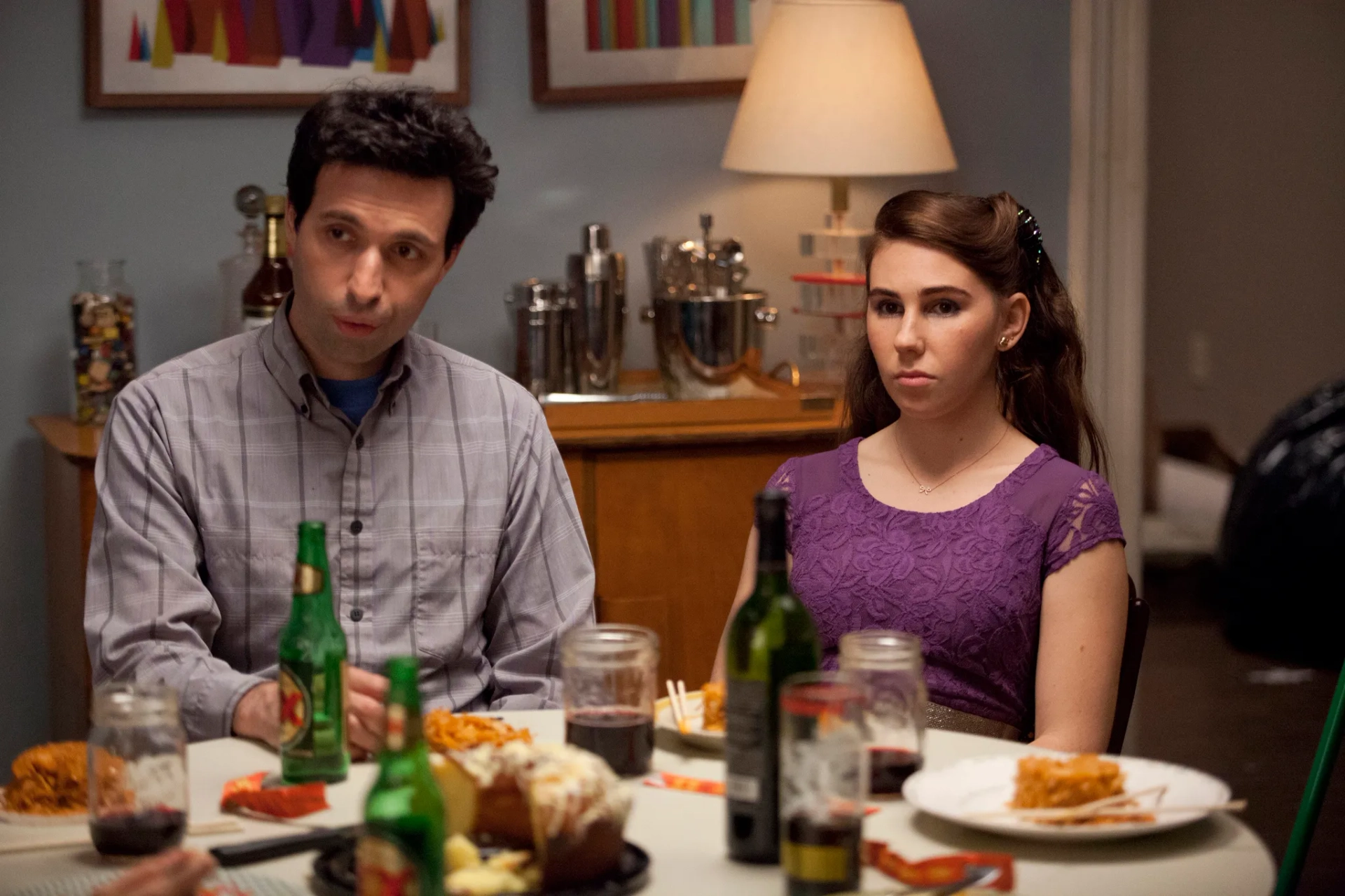 Zosia Mamet and Alex Karpovsky in Girls (2012)