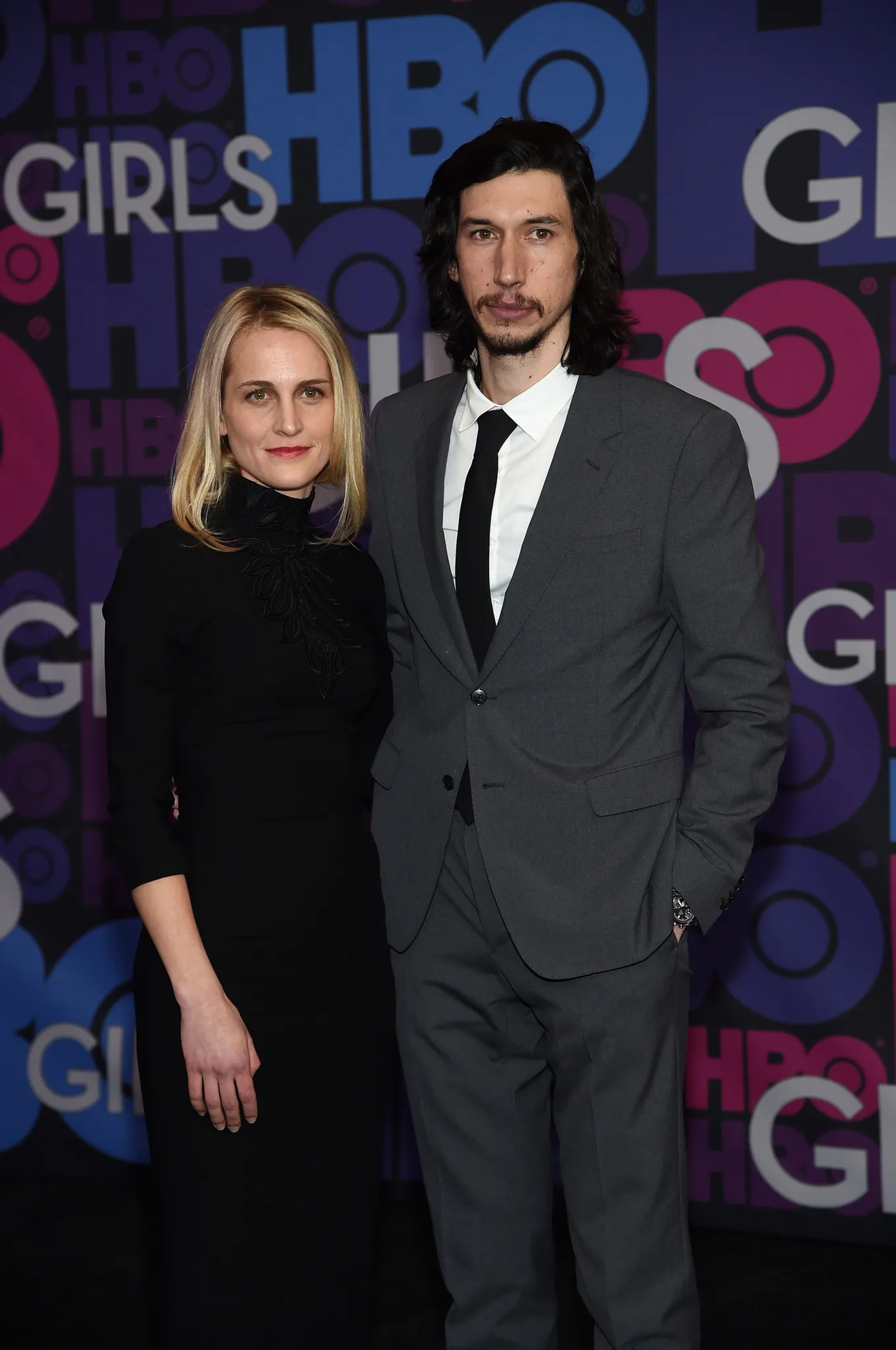 Adam Driver and Joanne Tucker at an event for Girls (2012)