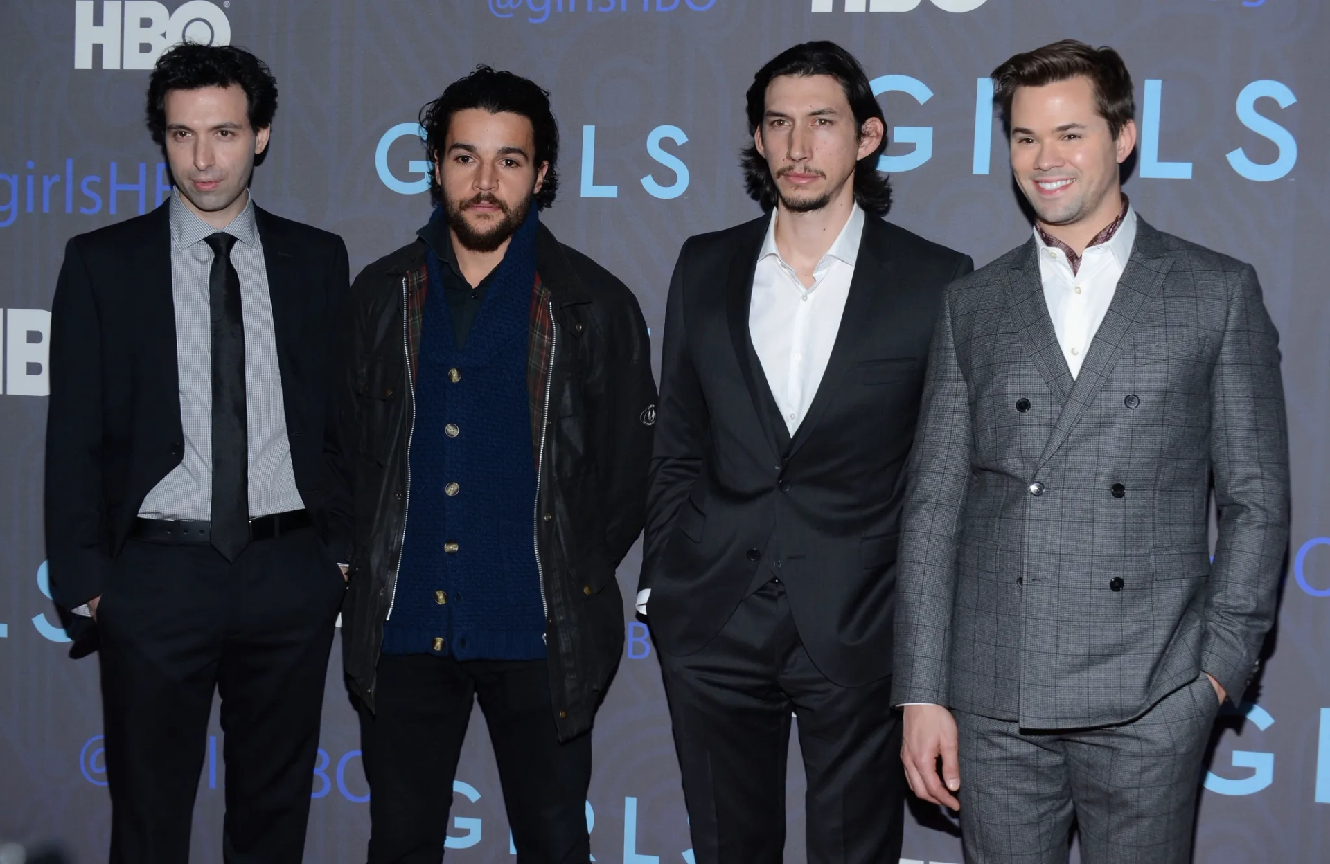 Andrew Rannells, Alex Karpovsky, Adam Driver, and Christopher Abbott at an event for Girls (2012)