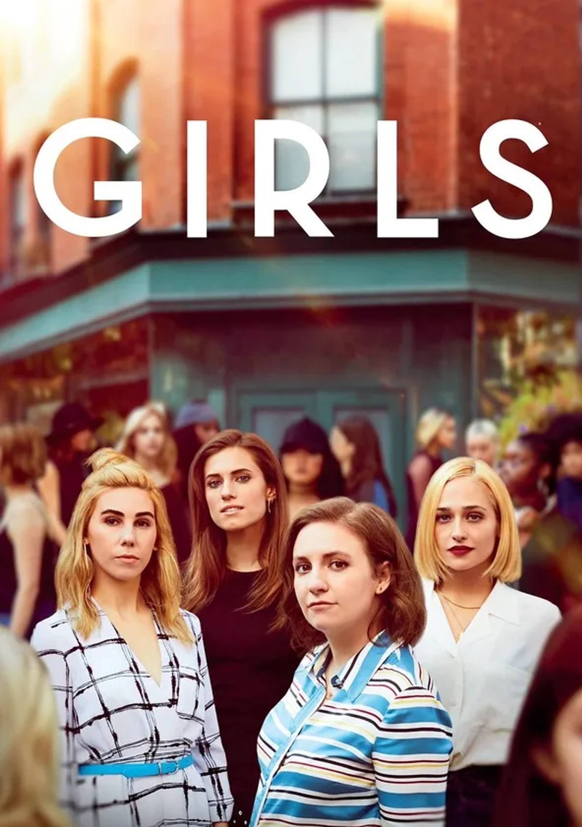 Zosia Mamet, Lena Dunham, Jemima Kirke, and Allison Williams in Girls (2012)