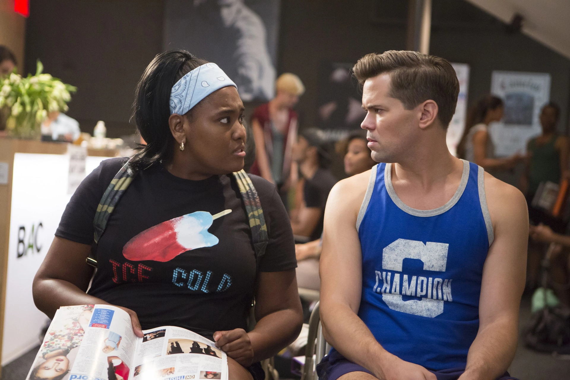 Andrew Rannells and Latisha Di Venuto in Girls (2012)