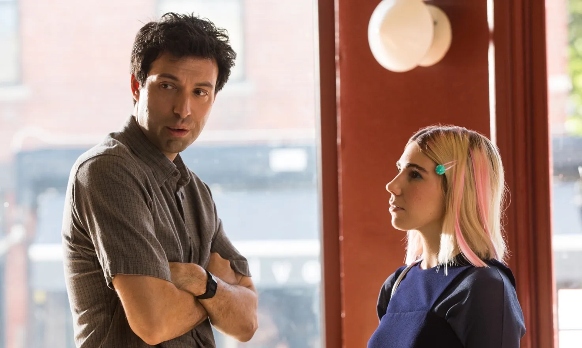 Zosia Mamet and Alex Karpovsky in Girls (2012)