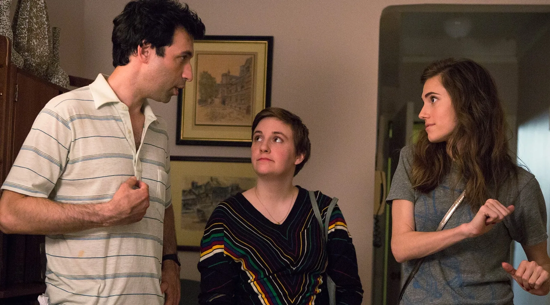 Alex Karpovsky, Lena Dunham, and Allison Williams in Girls (2012)