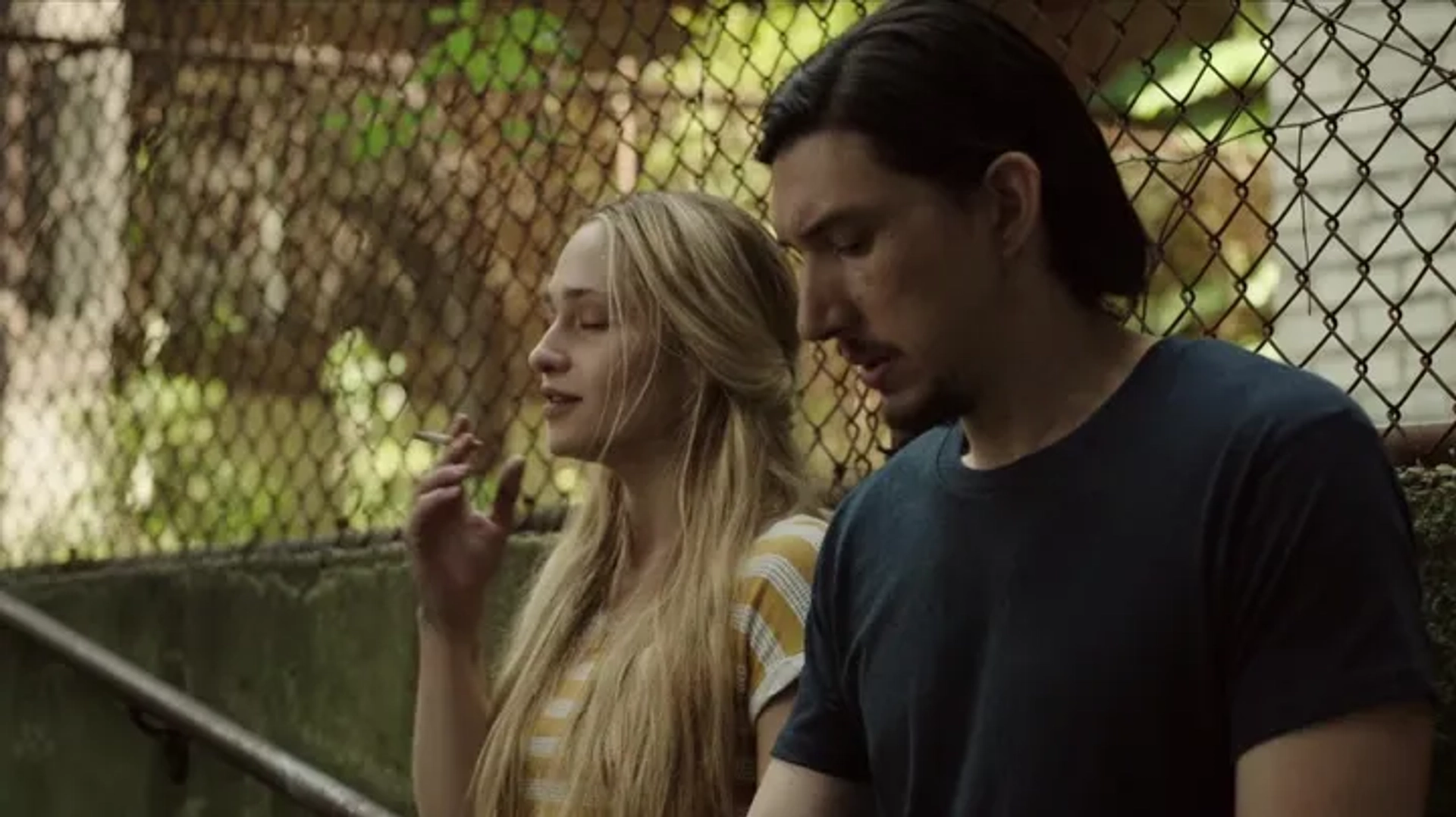 Adam Driver and Jemima Kirke in Girls (2012)