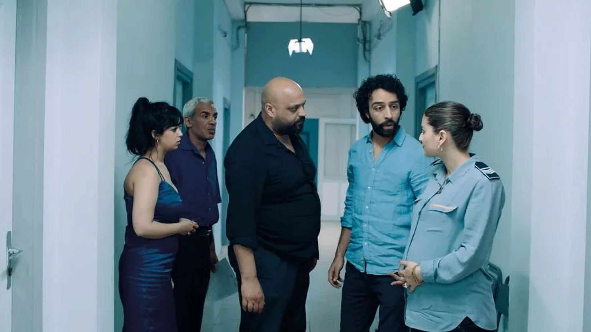 Ghanem Zrelli and Mariam Al Ferjani in Beauty and the Dogs (2017)