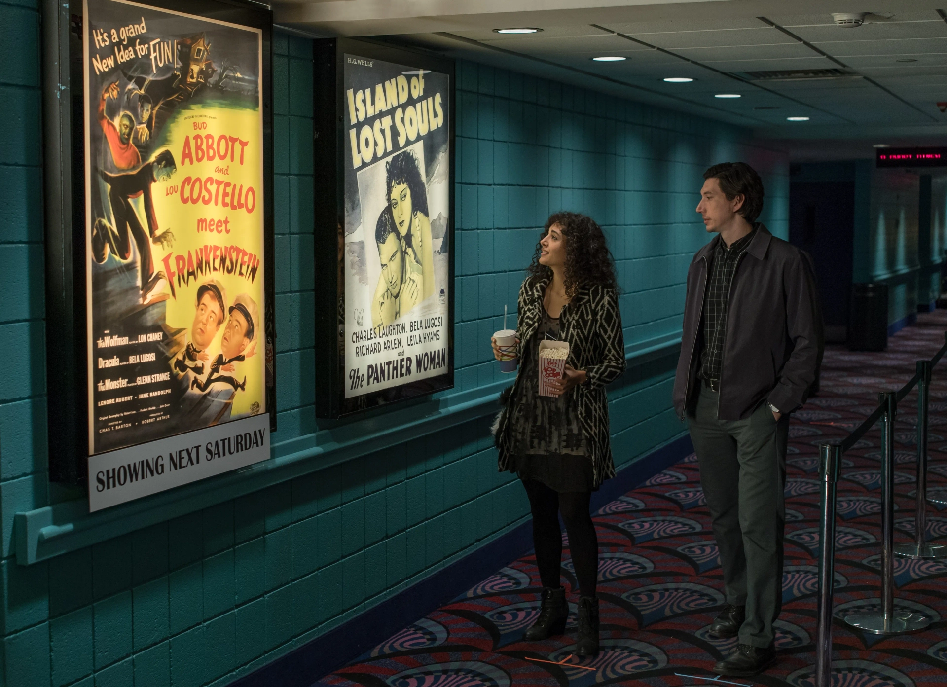 Golshifteh Farahani and Adam Driver in Paterson (2016)