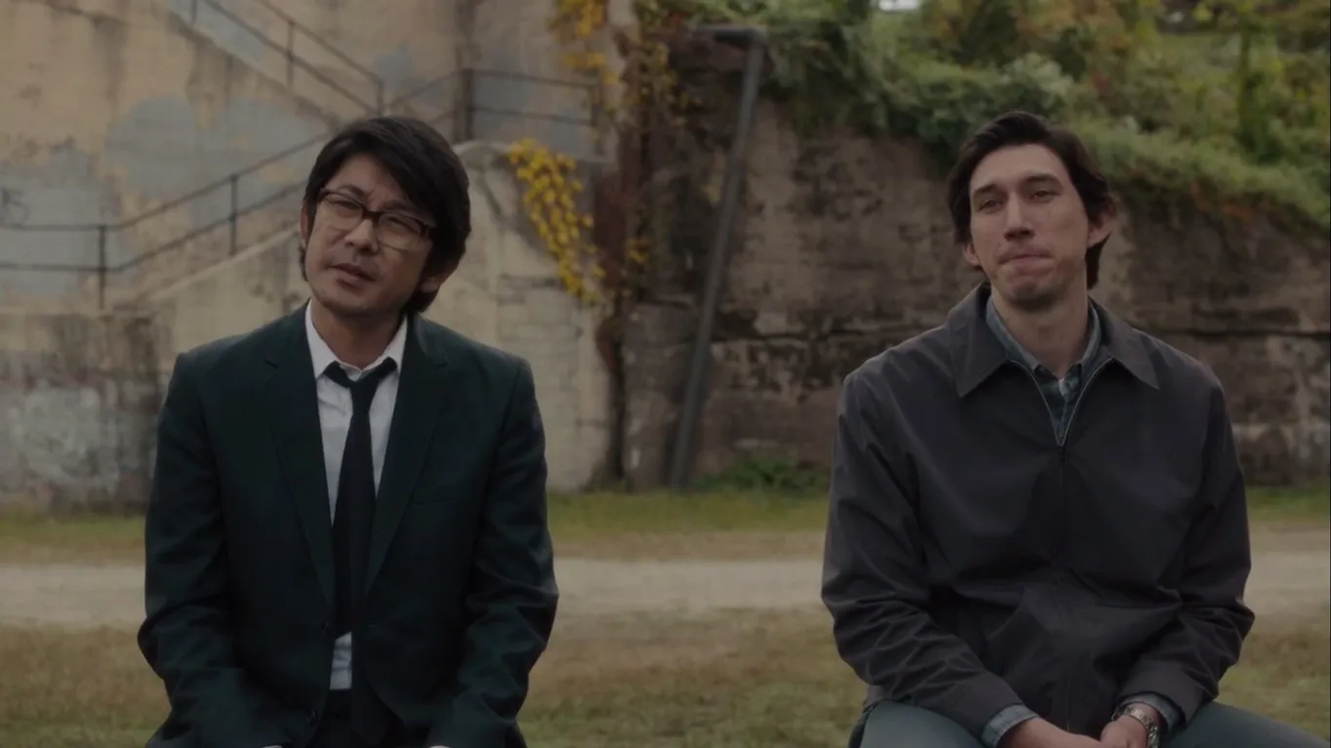 Masatoshi Nagase and Adam Driver in Paterson (2016)