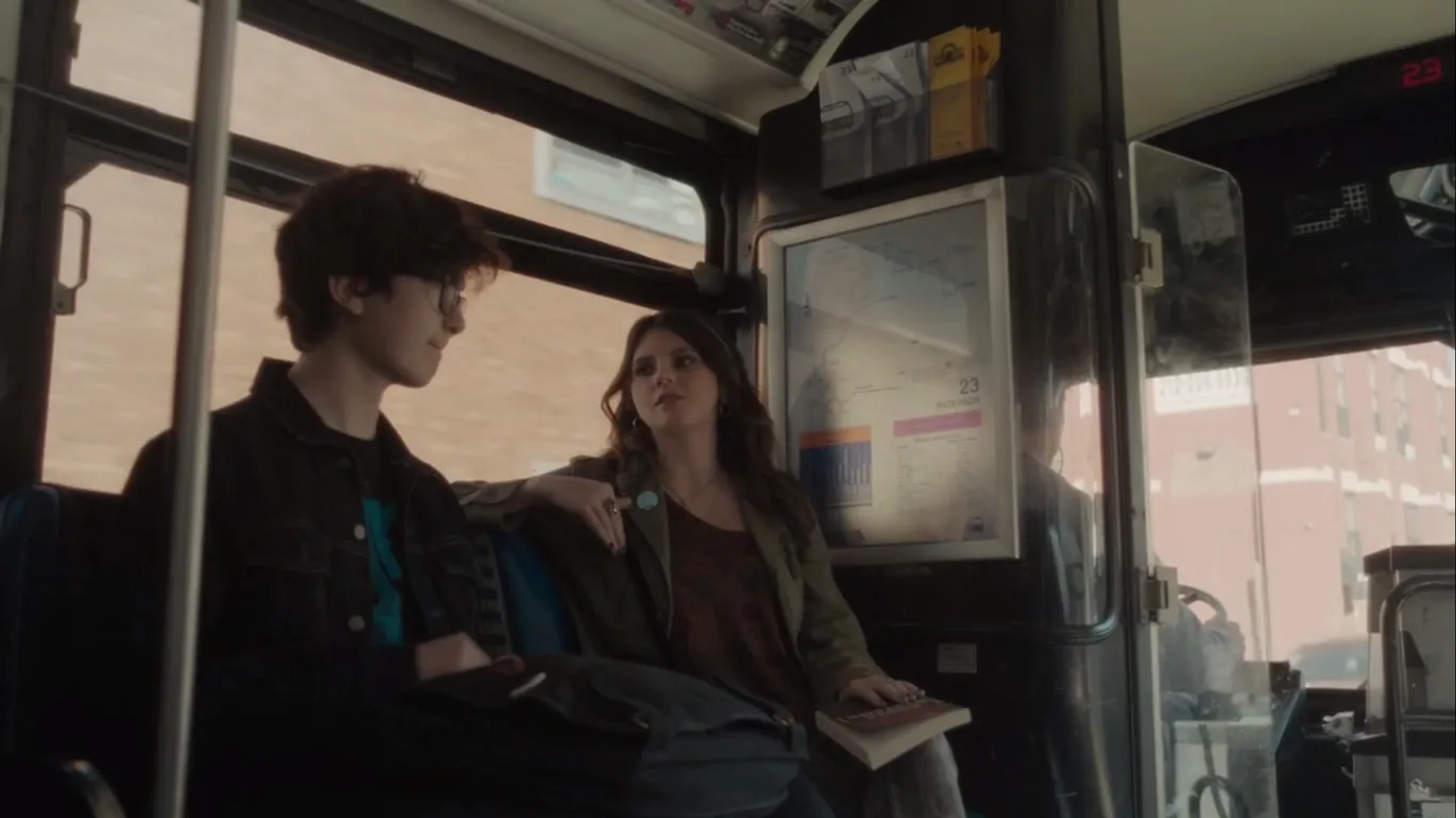 Adam Driver, Jared Gilman, and Kara Hayward in Paterson (2016)