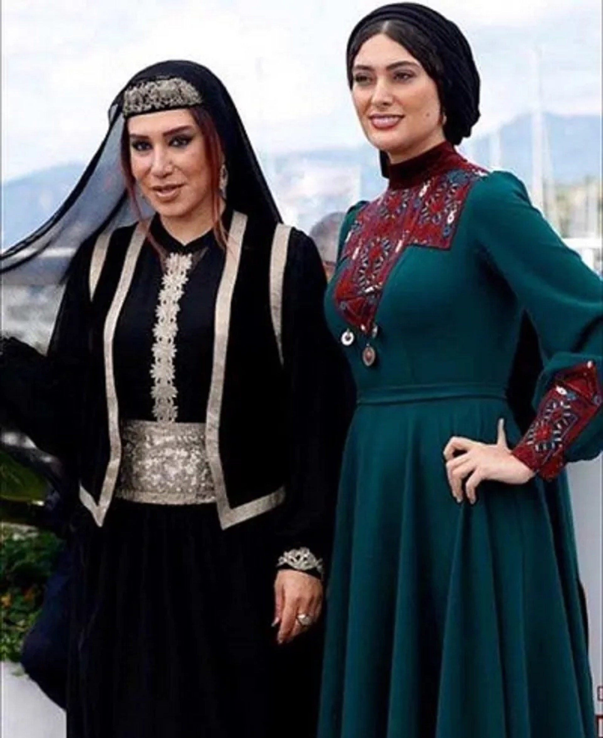 Nasim Adabi and Soudabeh Beizaee at an event for A Man of Integrity (2017)