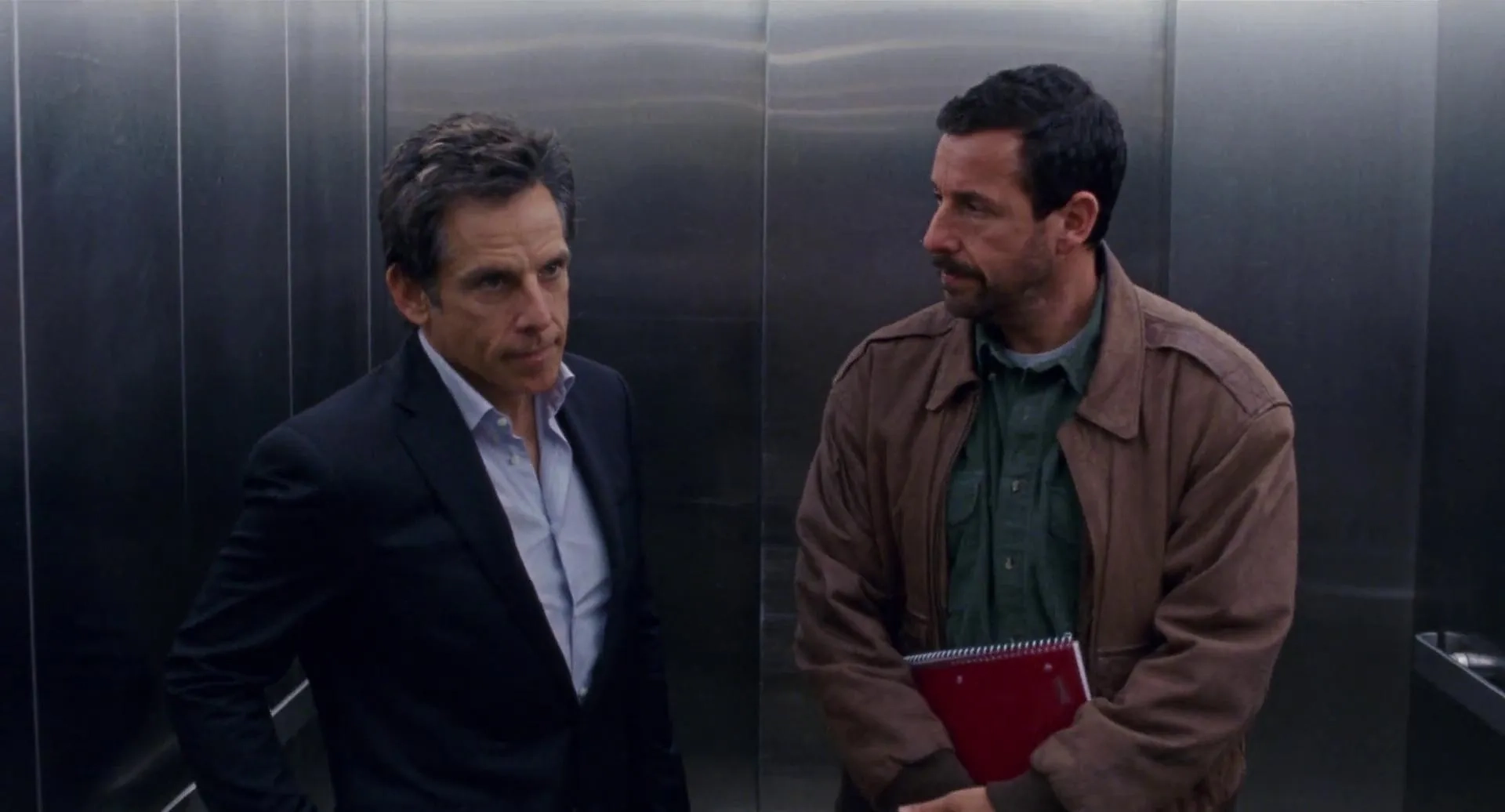 Adam Sandler and Ben Stiller in The Meyerowitz Stories (2017)