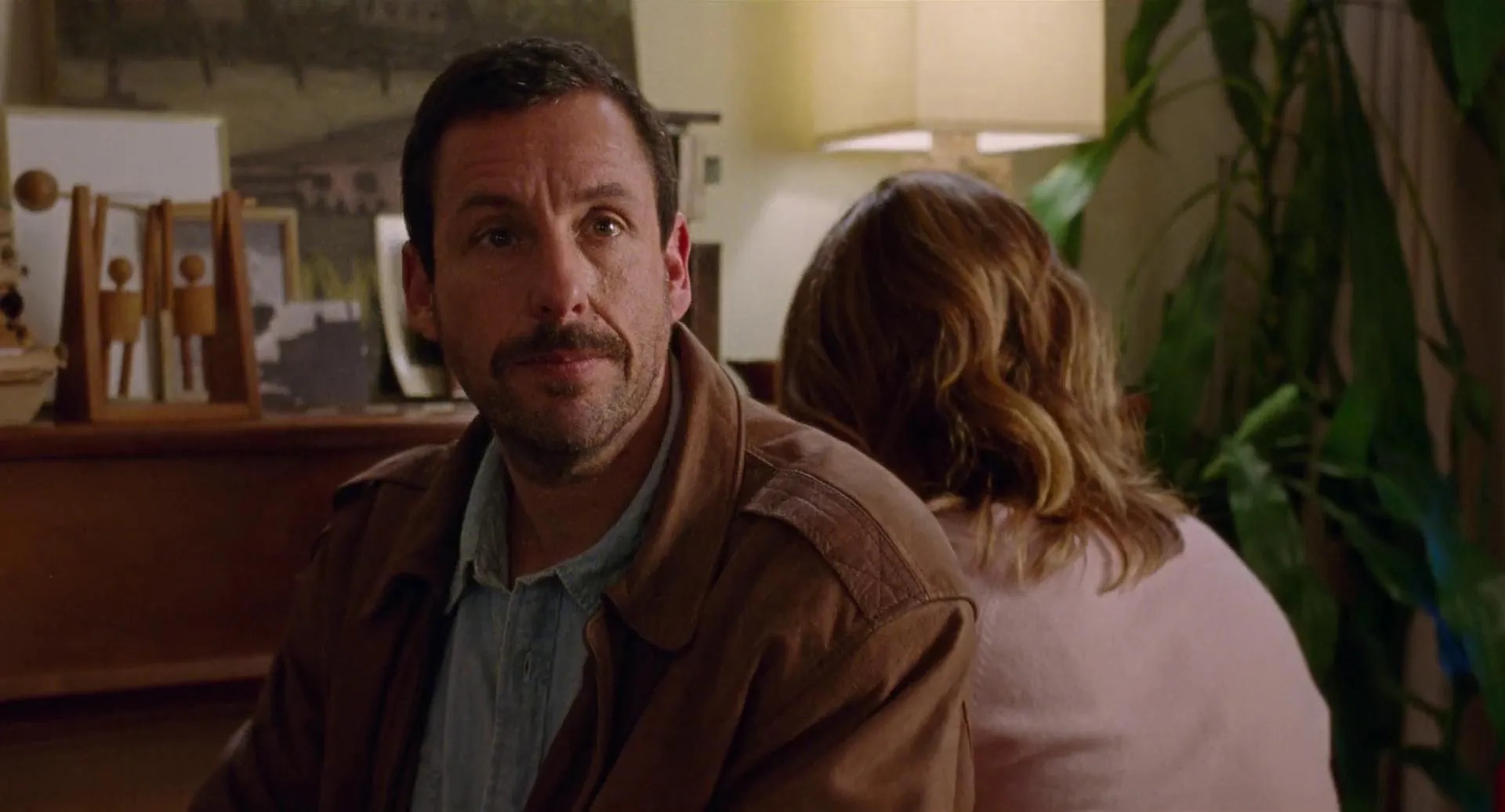 Adam Sandler and Grace Van Patten in The Meyerowitz Stories (2017)