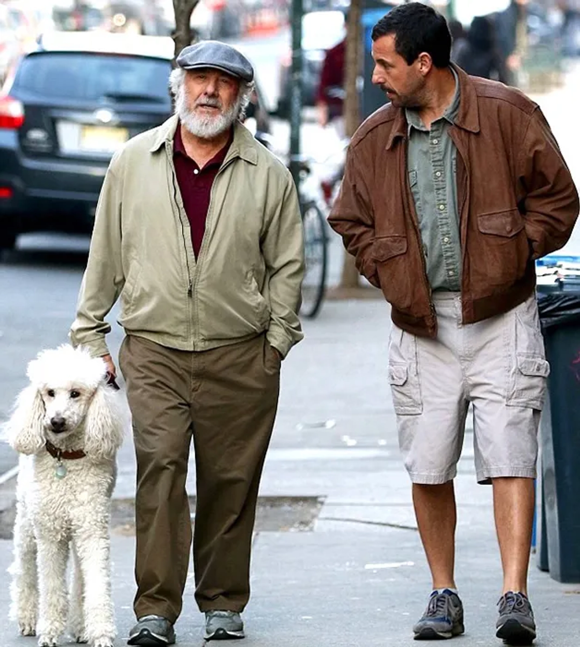 Dustin Hoffman and Adam Sandler in The Meyerowitz Stories (2017)