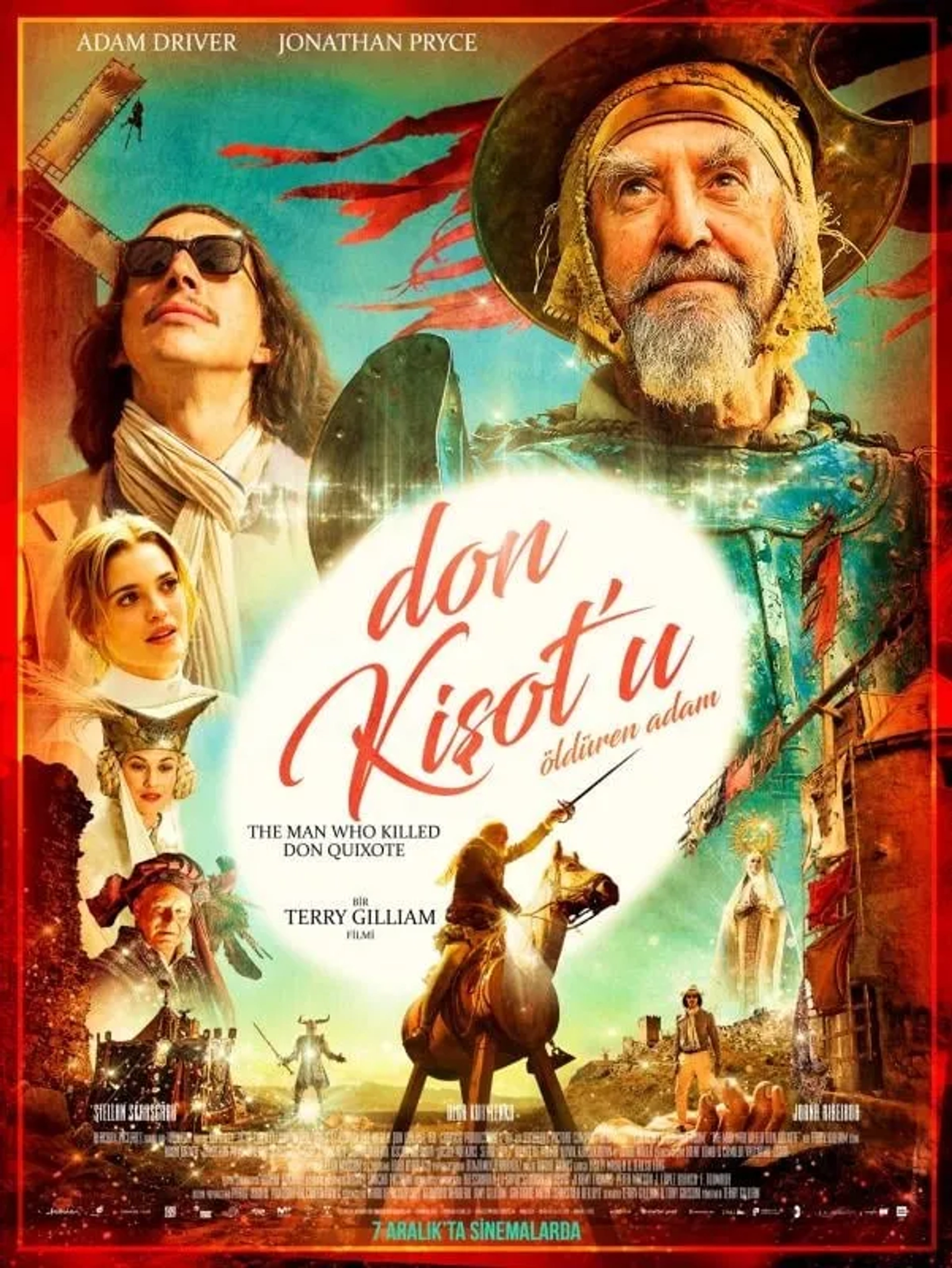 Jonathan Pryce, Stellan Skarsgård, Olga Kurylenko, Adam Driver, and Joana Ribeiro in The Man Who Killed Don Quixote (2018)