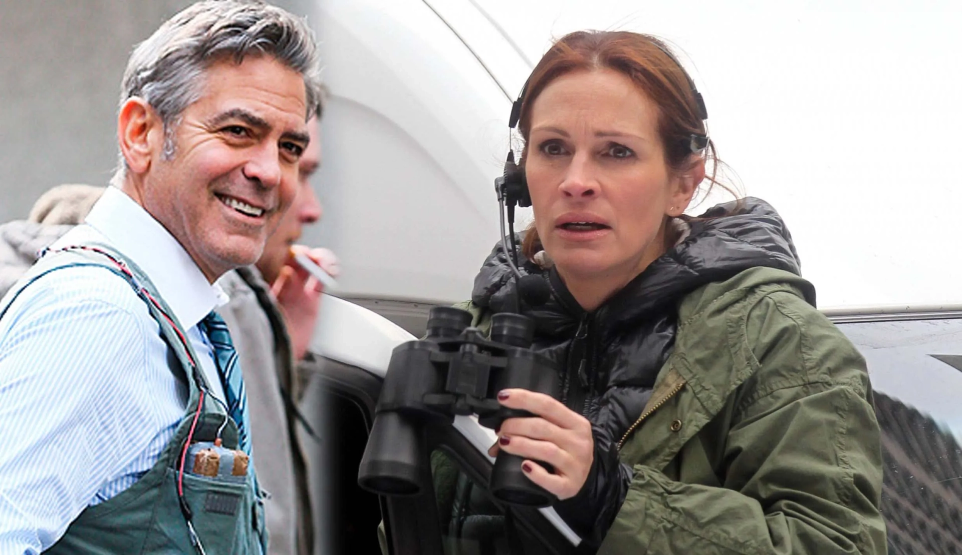 George Clooney and Julia Roberts in Money Monster (2016)