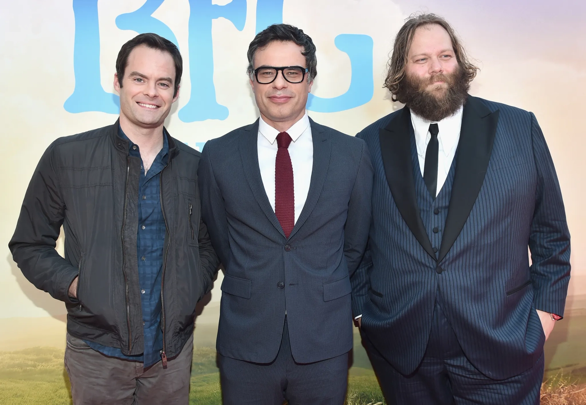 Bill Hader, Ólafur Darri Ólafsson, and Jemaine Clement at an event for The BFG (2016)