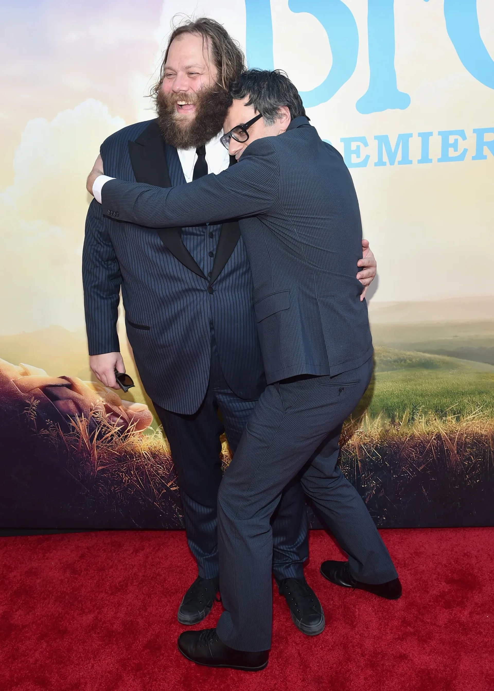 Ólafur Darri Ólafsson and Jemaine Clement at an event for The BFG (2016)