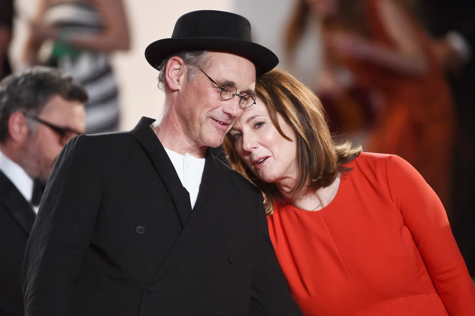 Kathleen Kennedy and Mark Rylance at an event for The BFG (2016)