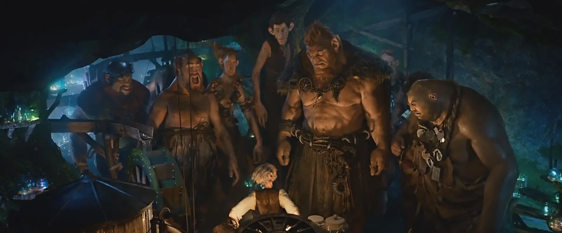 Daniel Bacon, Adam Godley, Bill Hader, Mark Rylance, Ólafur Darri Ólafsson, Michael Adamthwaite, Paul Moniz de Sa, Jemaine Clement, Jonathan Holmes, and Chris Gibbs in The BFG (2016)