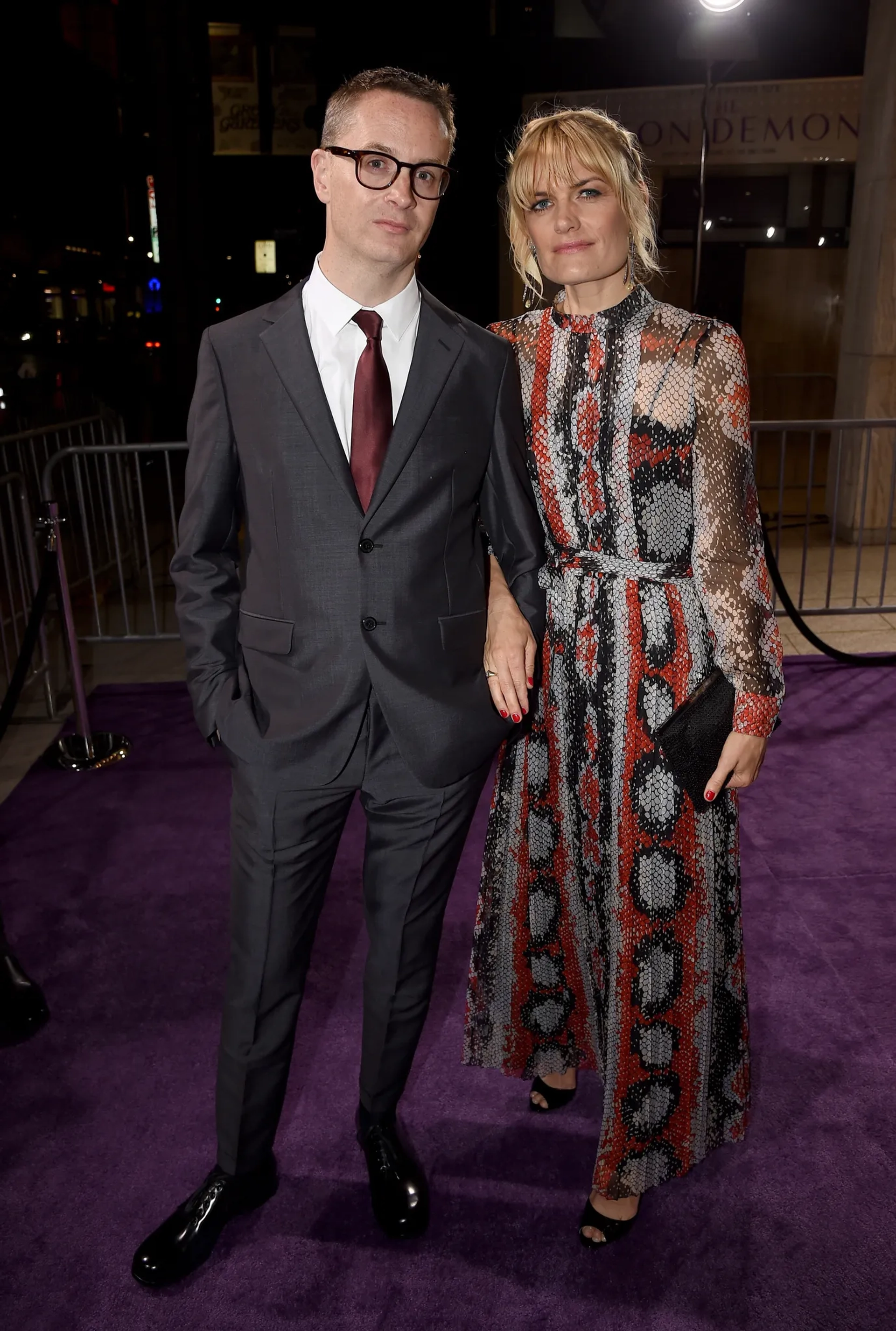 Liv Corfixen and Nicolas Winding Refn at an event for The Neon Demon (2016)