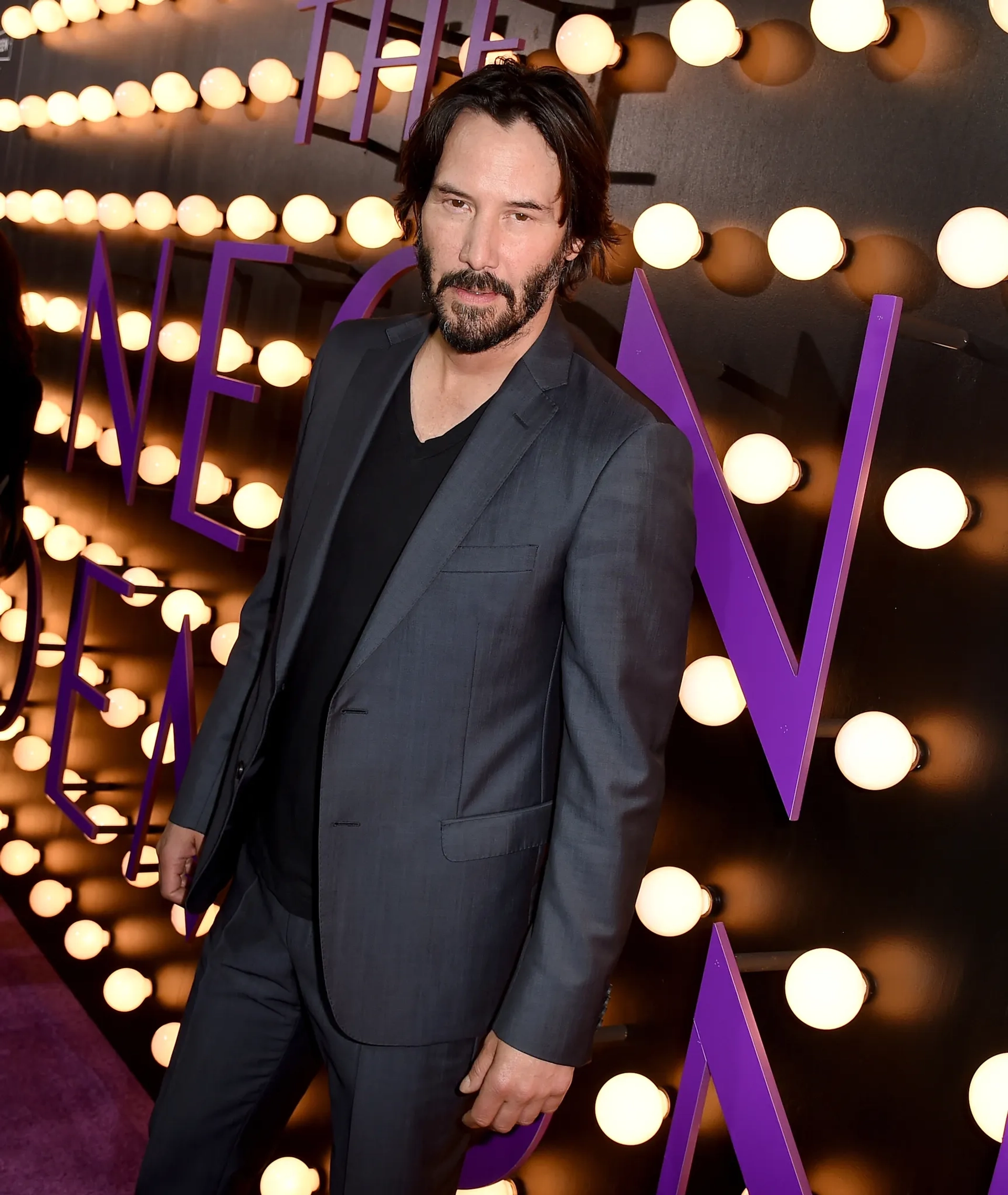 Keanu Reeves at an event for The Neon Demon (2016)