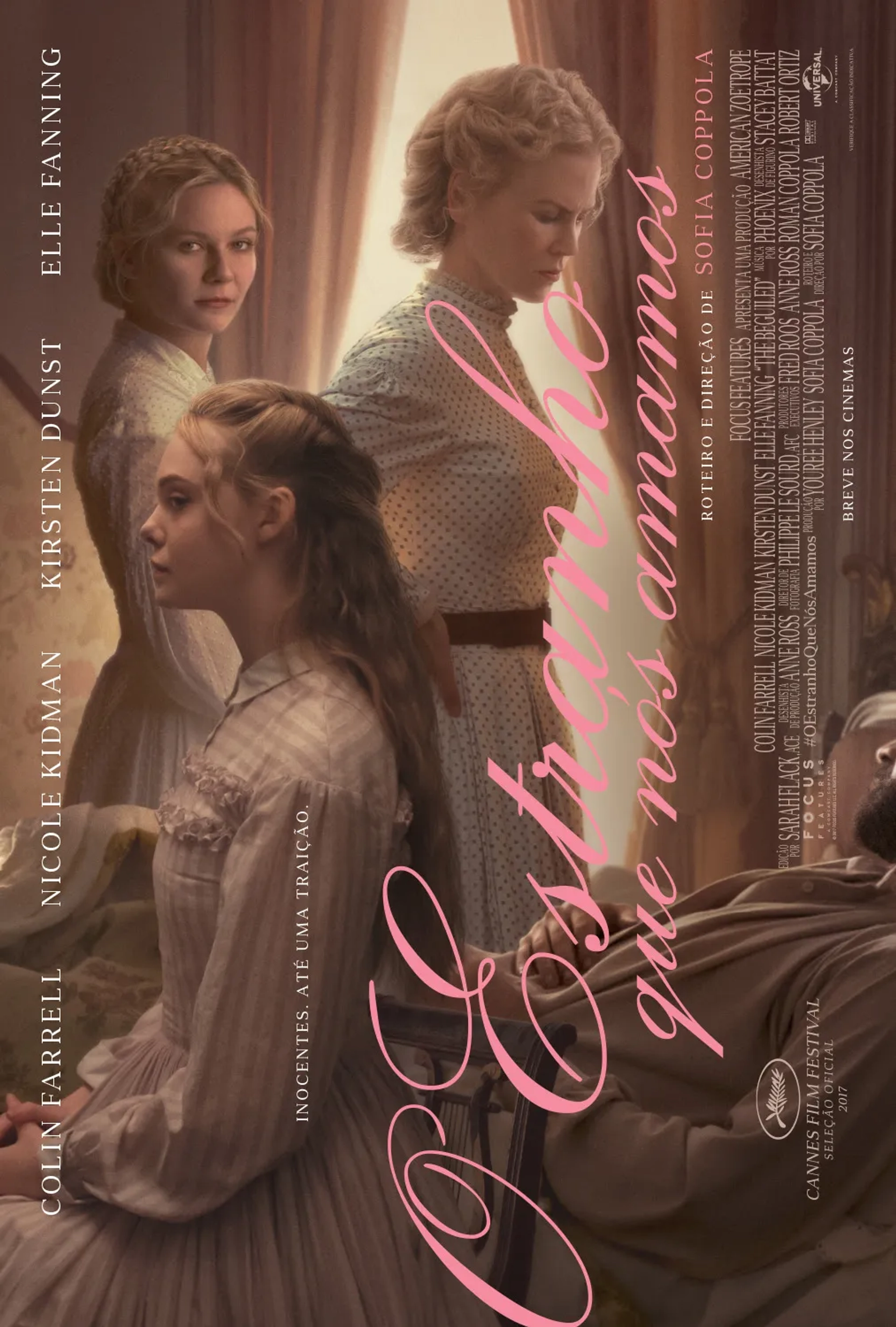 Nicole Kidman, Kirsten Dunst, and Elle Fanning in The Beguiled (2017)