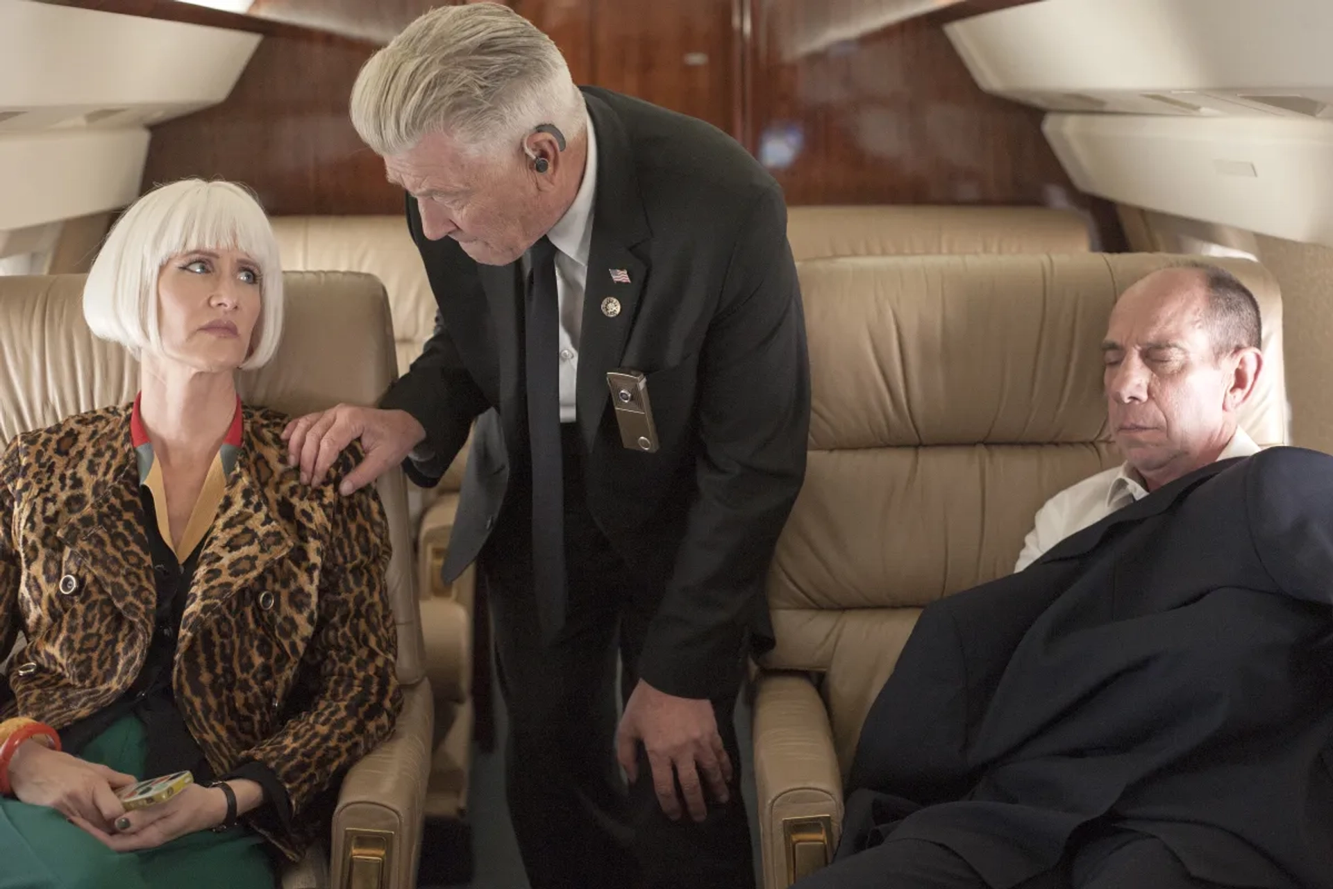 David Lynch, Laura Dern, and Miguel Ferrer in Twin Peaks (2017)