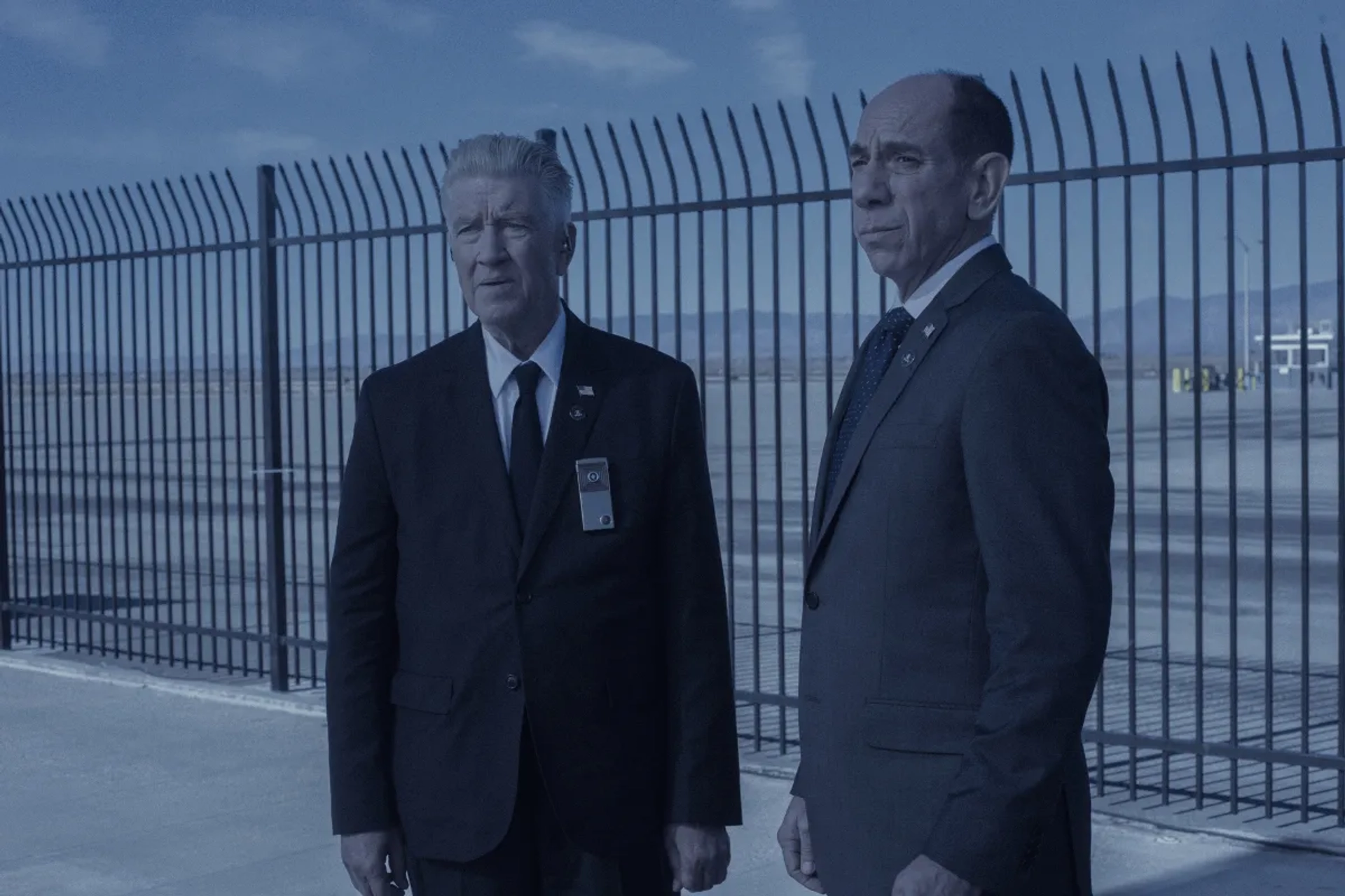 David Lynch and Miguel Ferrer in Twin Peaks (2017)