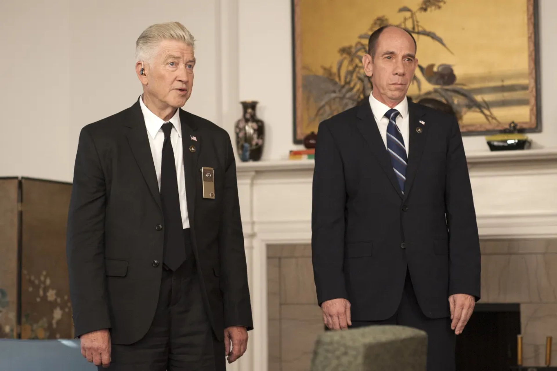 David Lynch and Miguel Ferrer in Twin Peaks (2017)