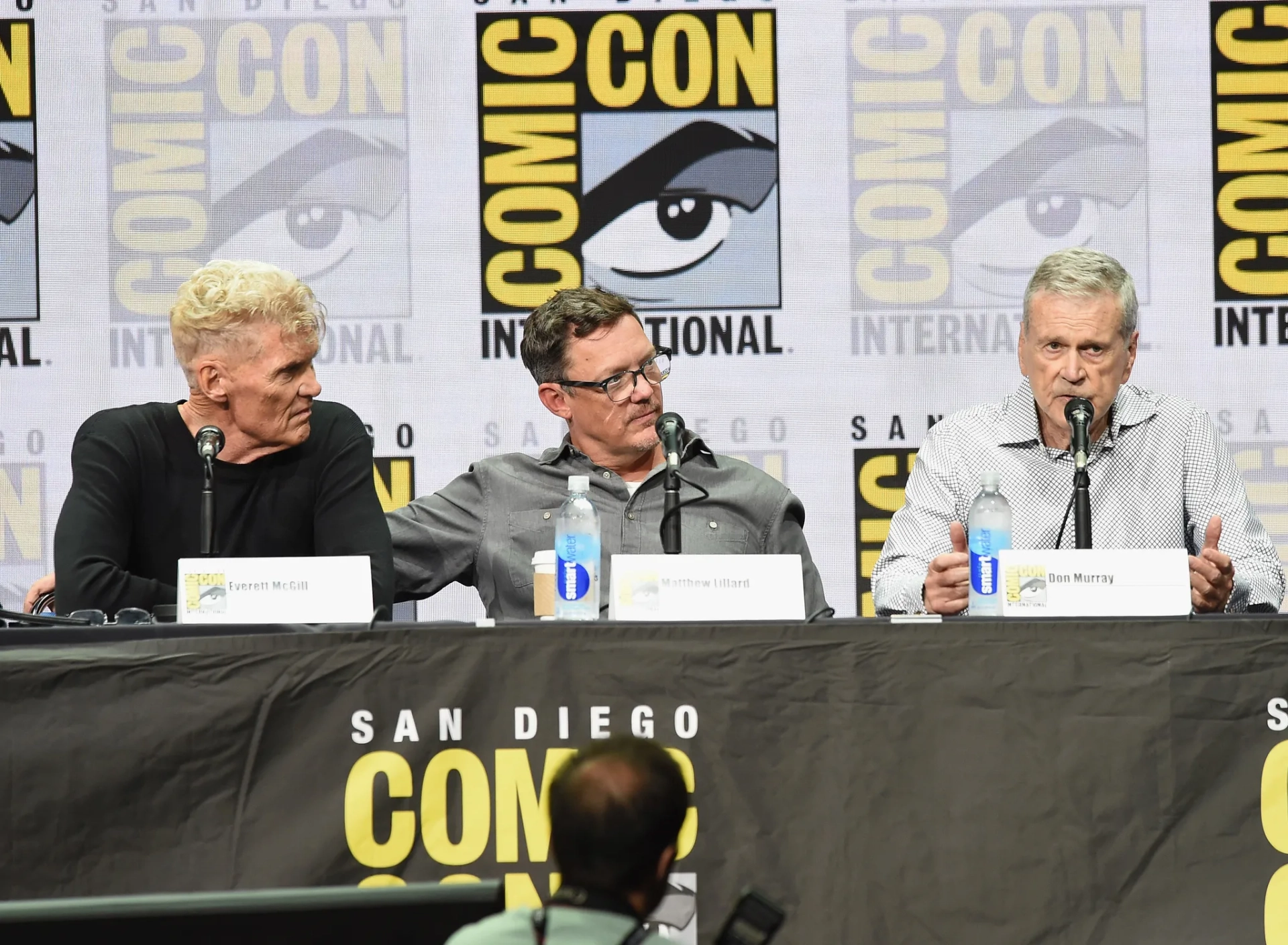 Matthew Lillard, Everett McGill, and Don Murray at an event for Twin Peaks (2017)