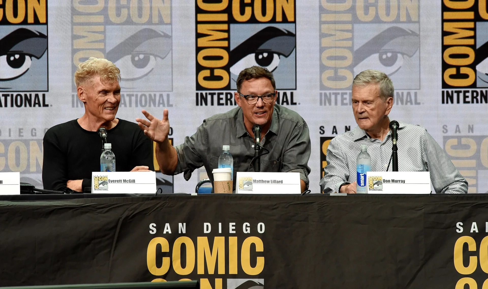 Matthew Lillard, Everett McGill, and Don Murray at an event for Twin Peaks (2017)