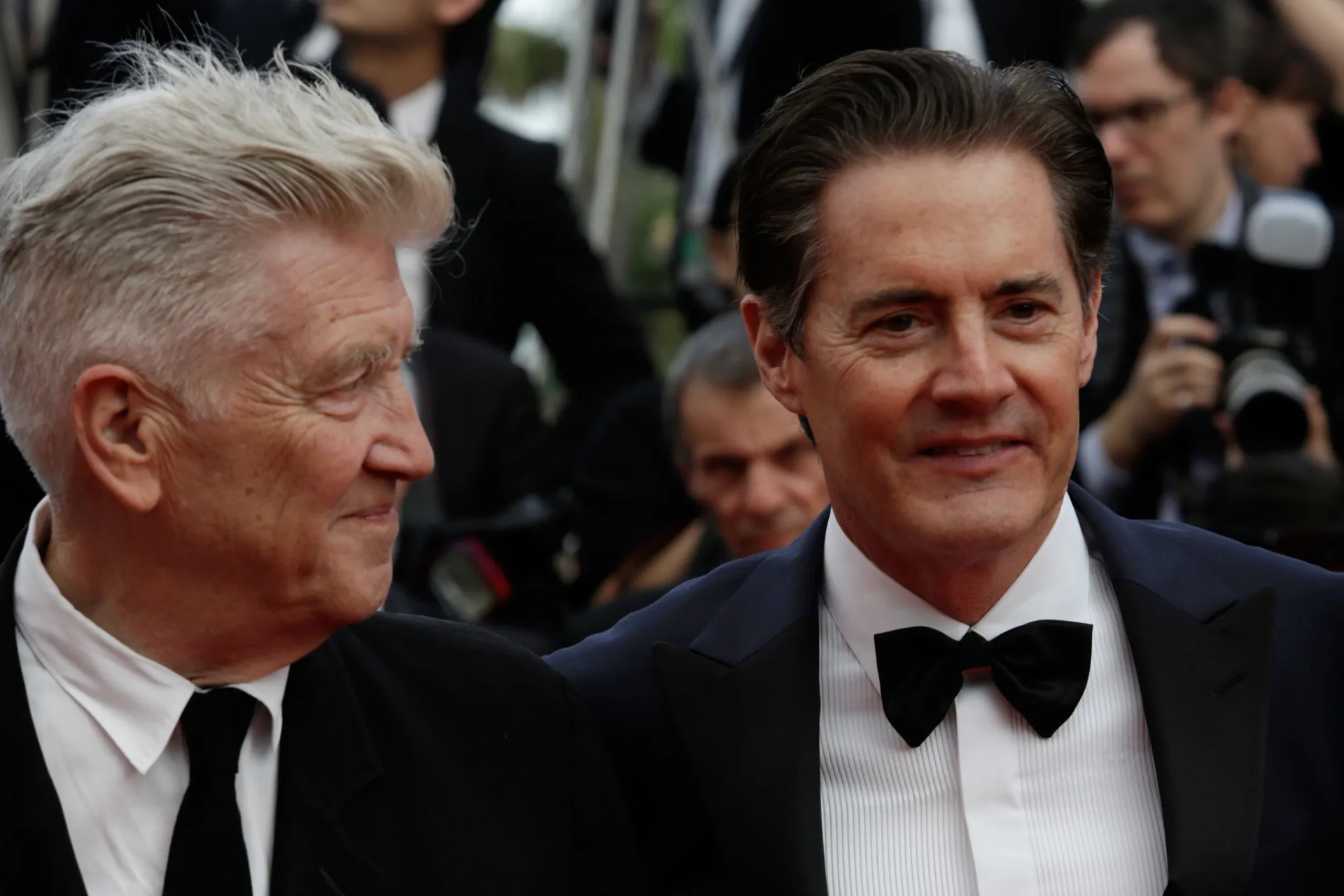 David Lynch and Kyle MacLachlan at an event for Twin Peaks (2017)