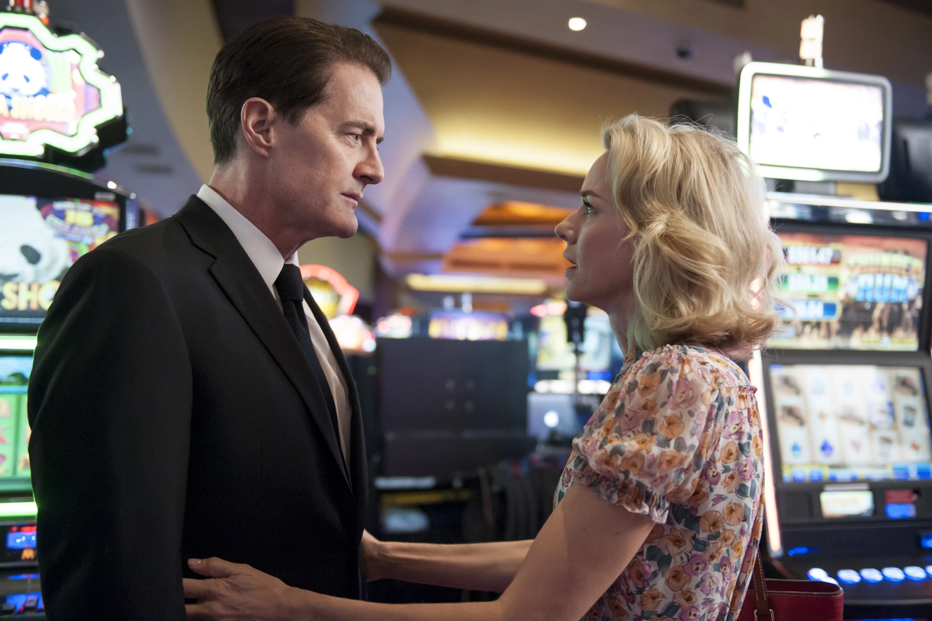 Kyle MacLachlan and Naomi Watts in Twin Peaks (2017)