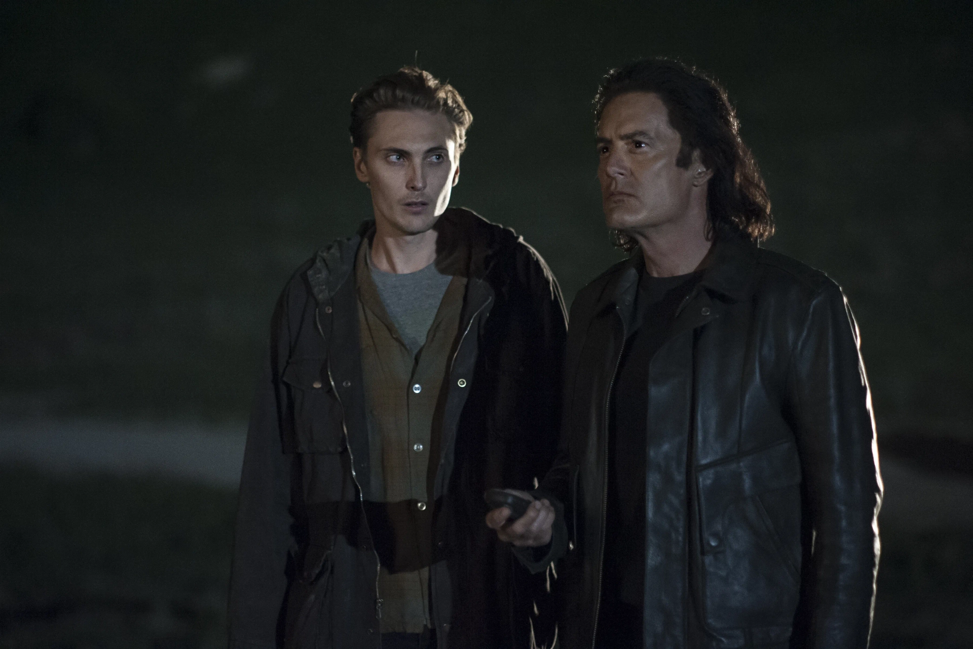 Kyle MacLachlan and Eamon Farren in Twin Peaks (2017)