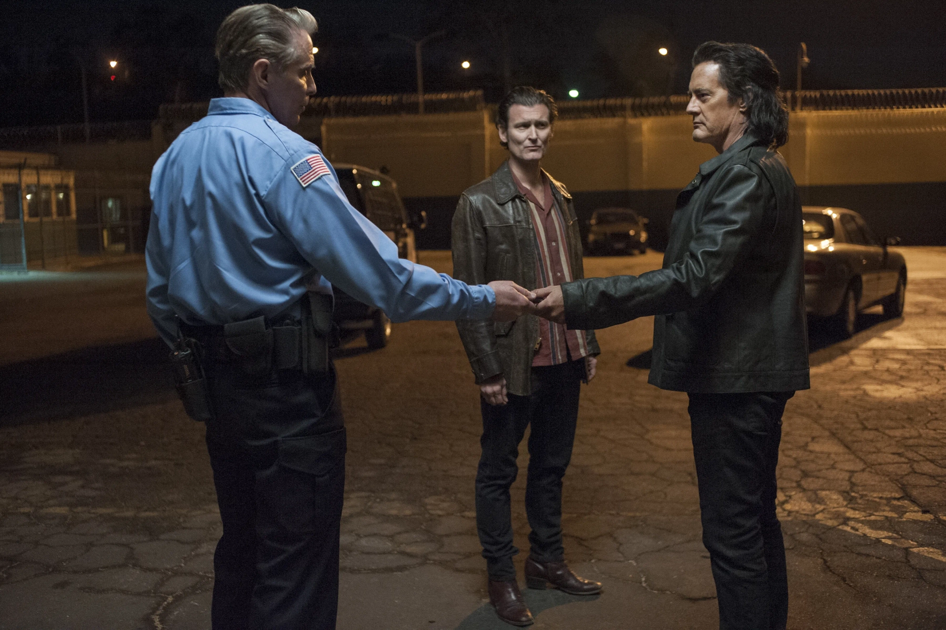 Kyle MacLachlan, George Griffith, and Mark Mahoney in Twin Peaks (2017)