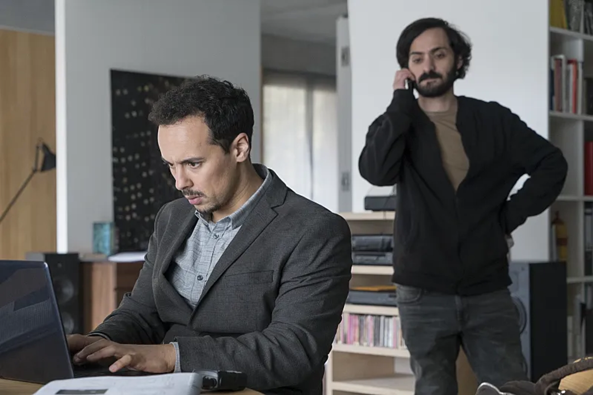 Rachid Sabitri and Alireza Bayram in Homeland (2011)