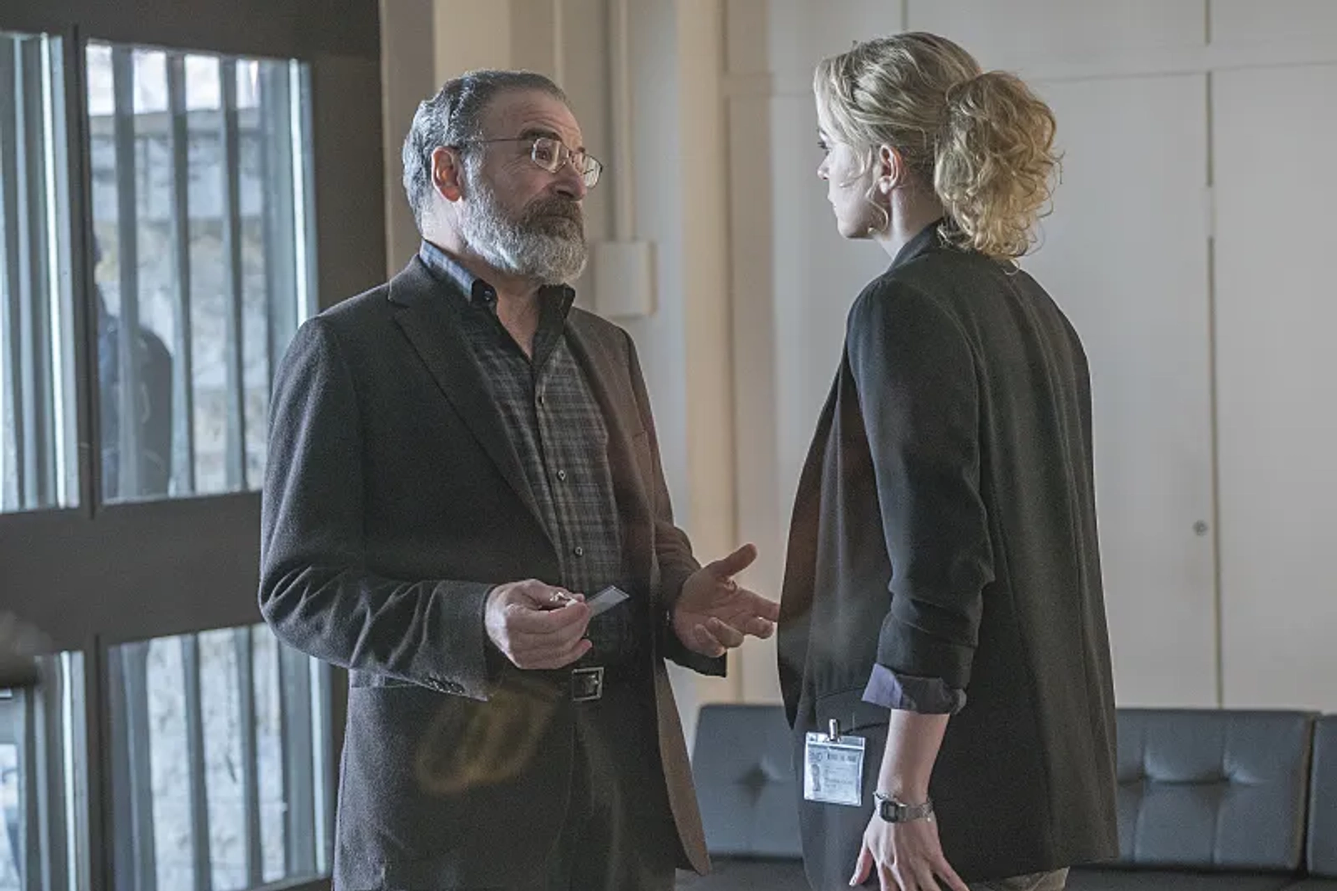 Mandy Patinkin and Nina Hoss in Homeland (2011)