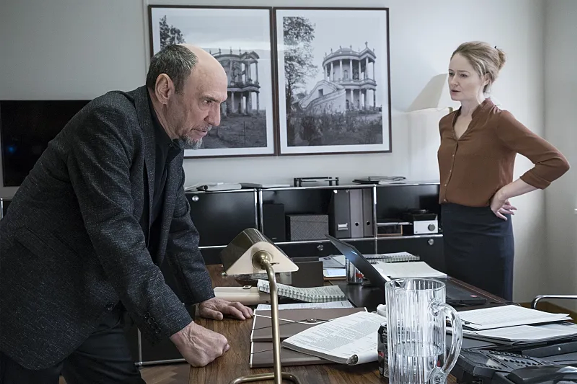 F. Murray Abraham and Miranda Otto in Homeland (2011)