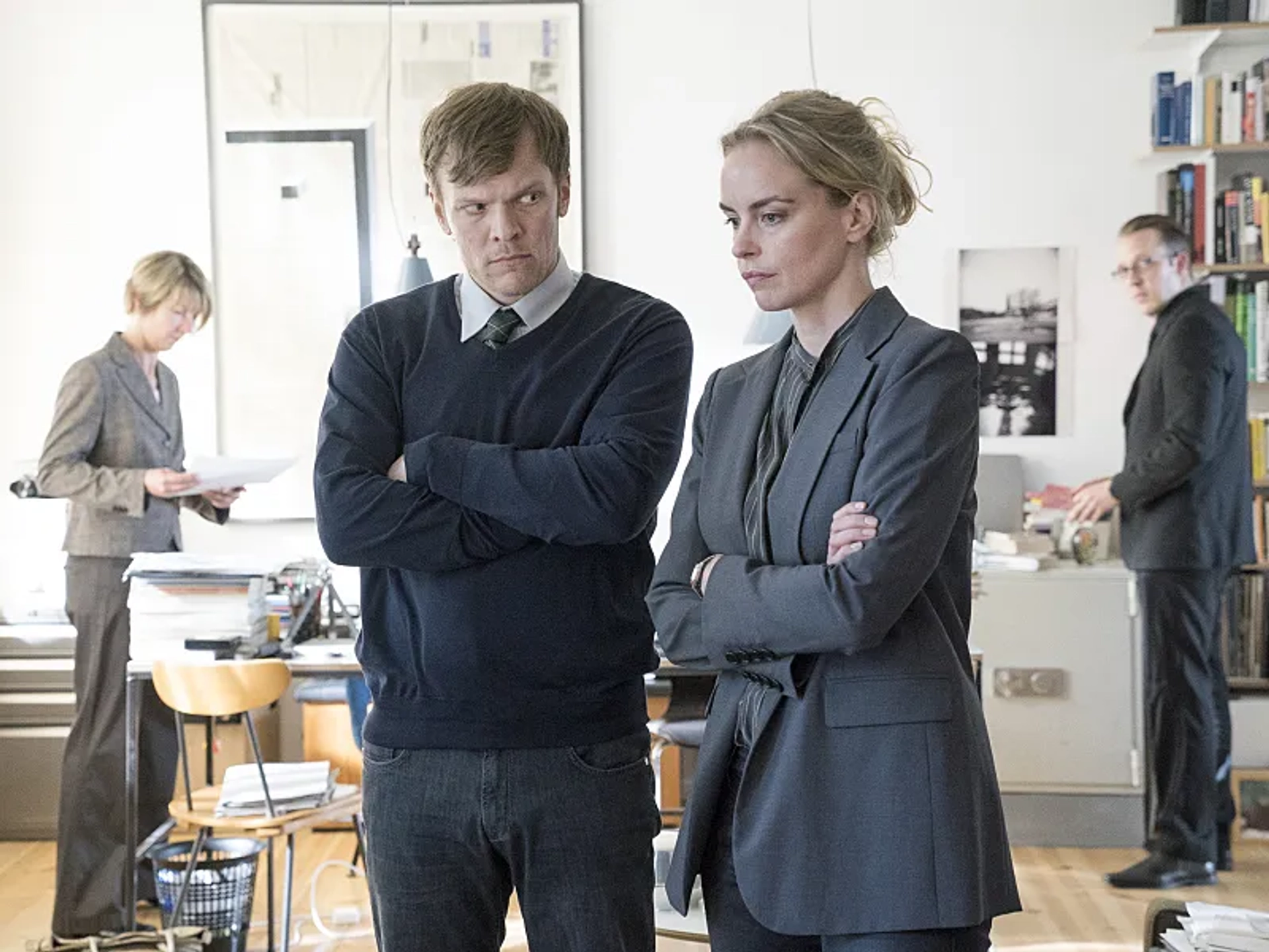 Nina Hoss and Sebastian Hülk in Homeland (2011)