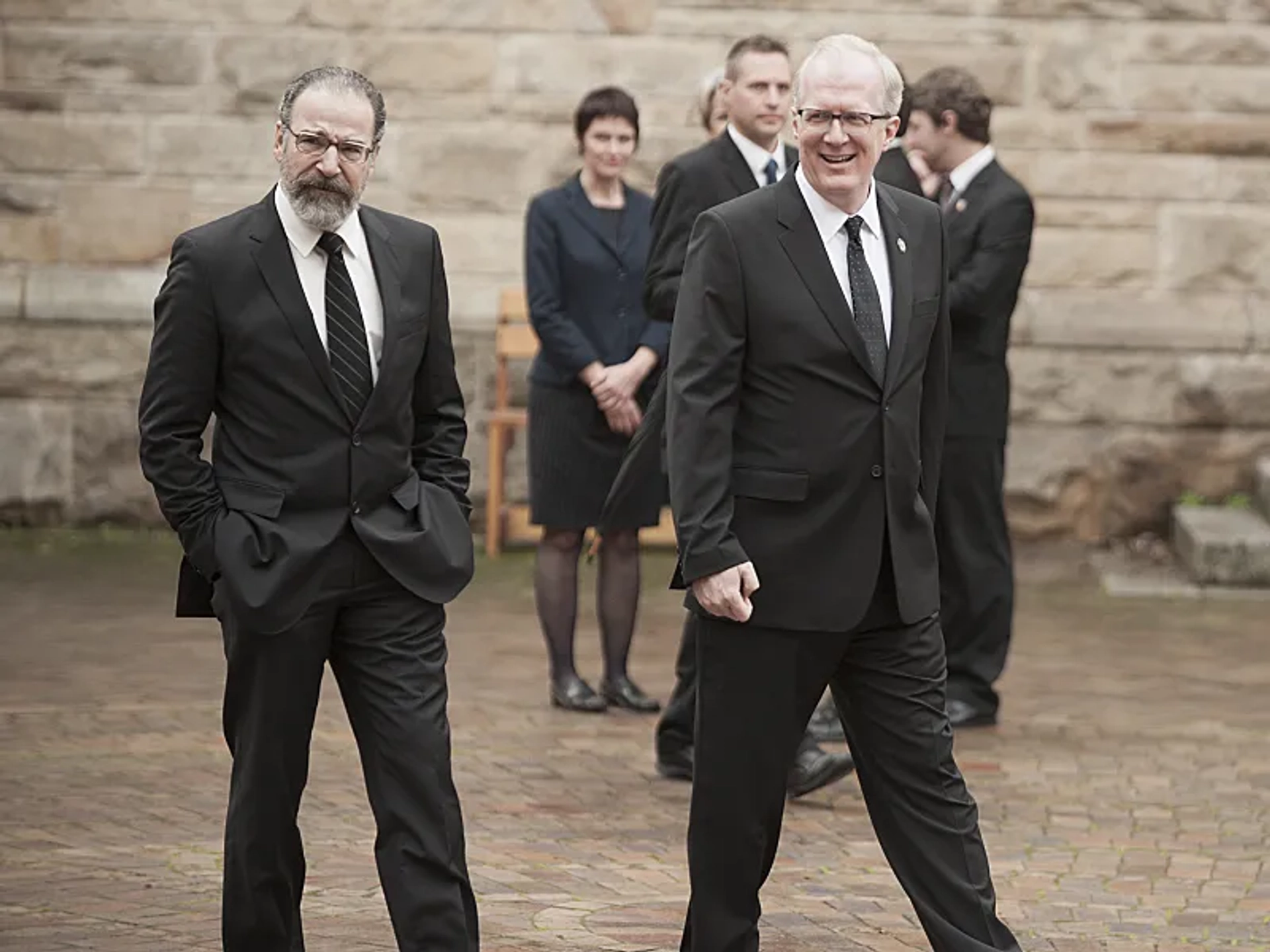 Mandy Patinkin and Tracy Letts in Homeland (2011)